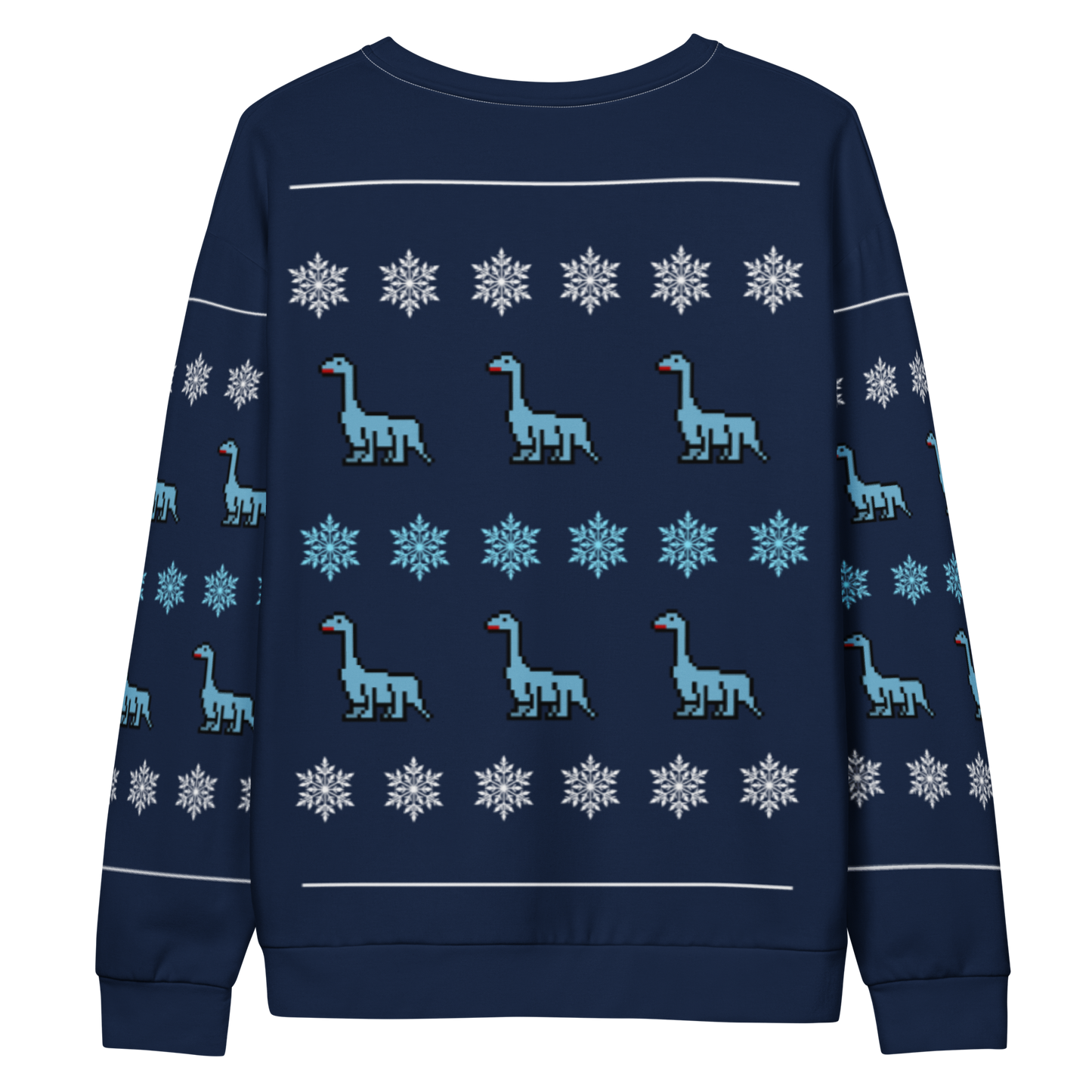 Rudolf the Red Nosed Brachiosaurus Christmas Sweater