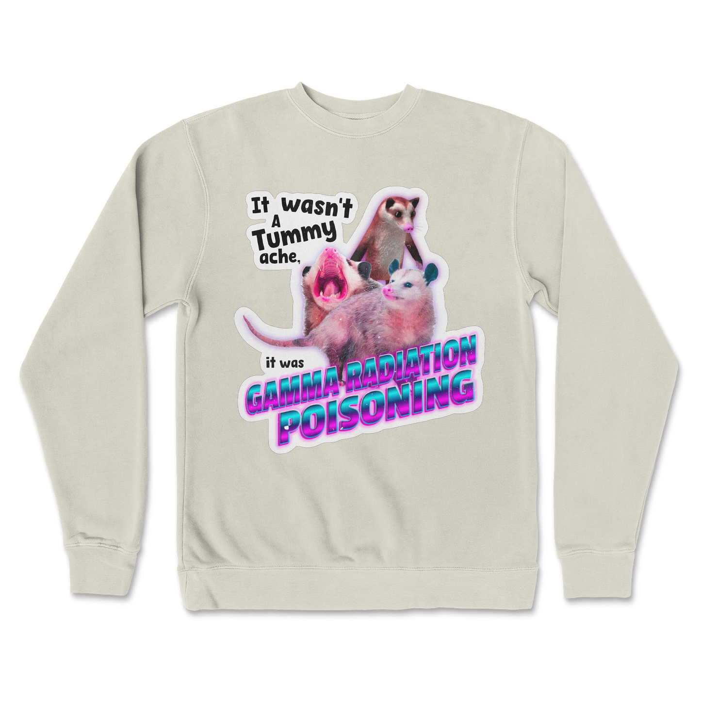 Independent Clothing Co. Crew Neck Possum Radiation in Bone