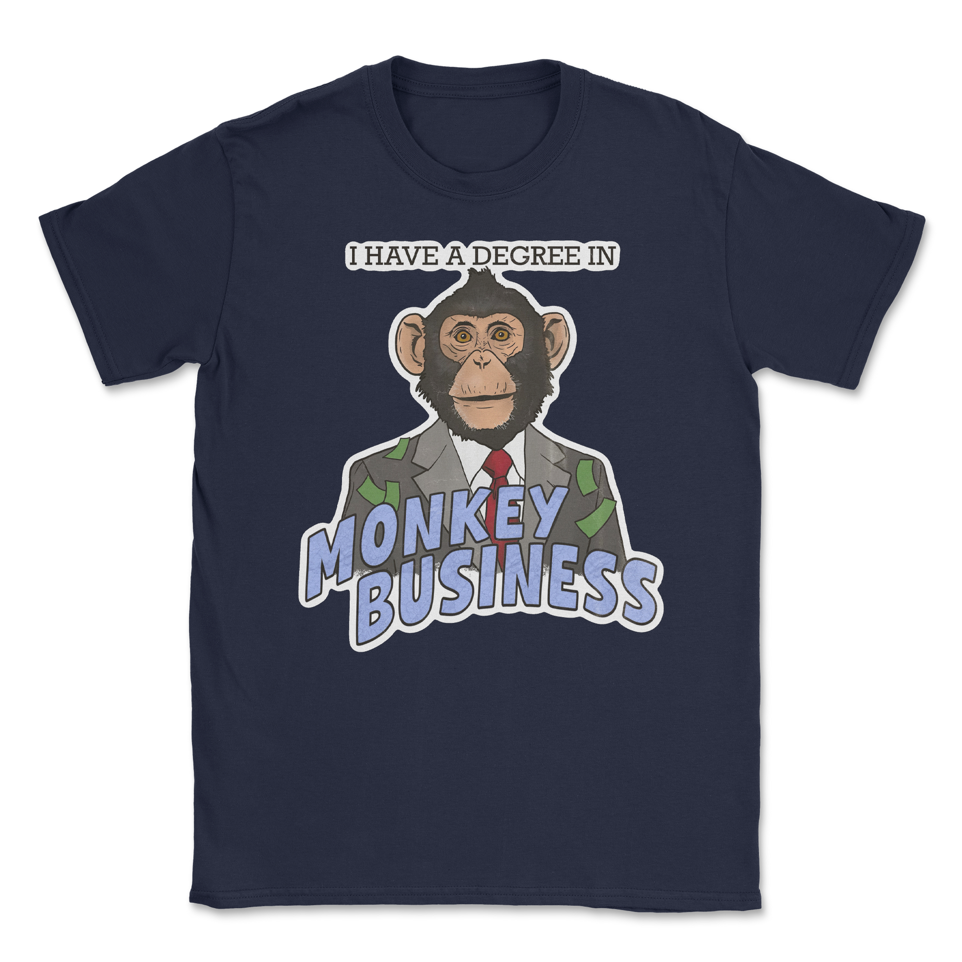 Heavy Blend T-Shirt Monkey Business in Navy