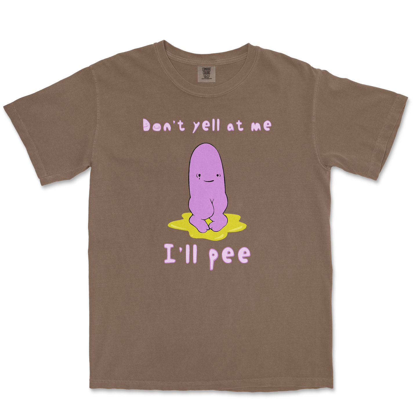 Comfort Colors T-Shirt Dont Yell 2 in Espresso