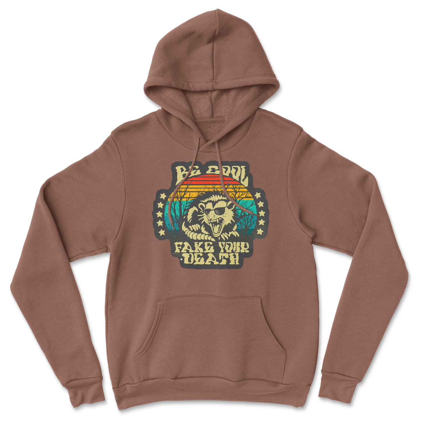 Heavy Blend Hoodie Fake Your Death in Cocoa