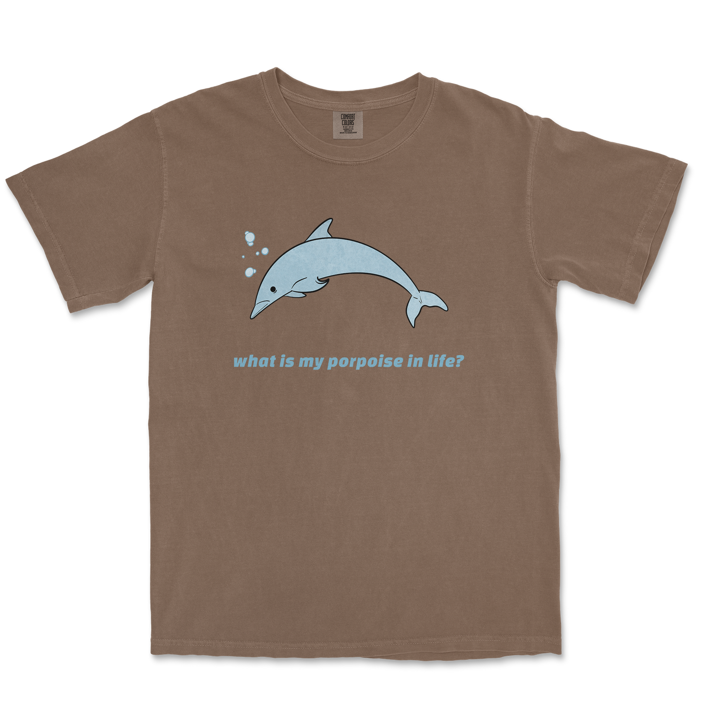 Comfort Colors T-Shirt Porpoise in Espresso