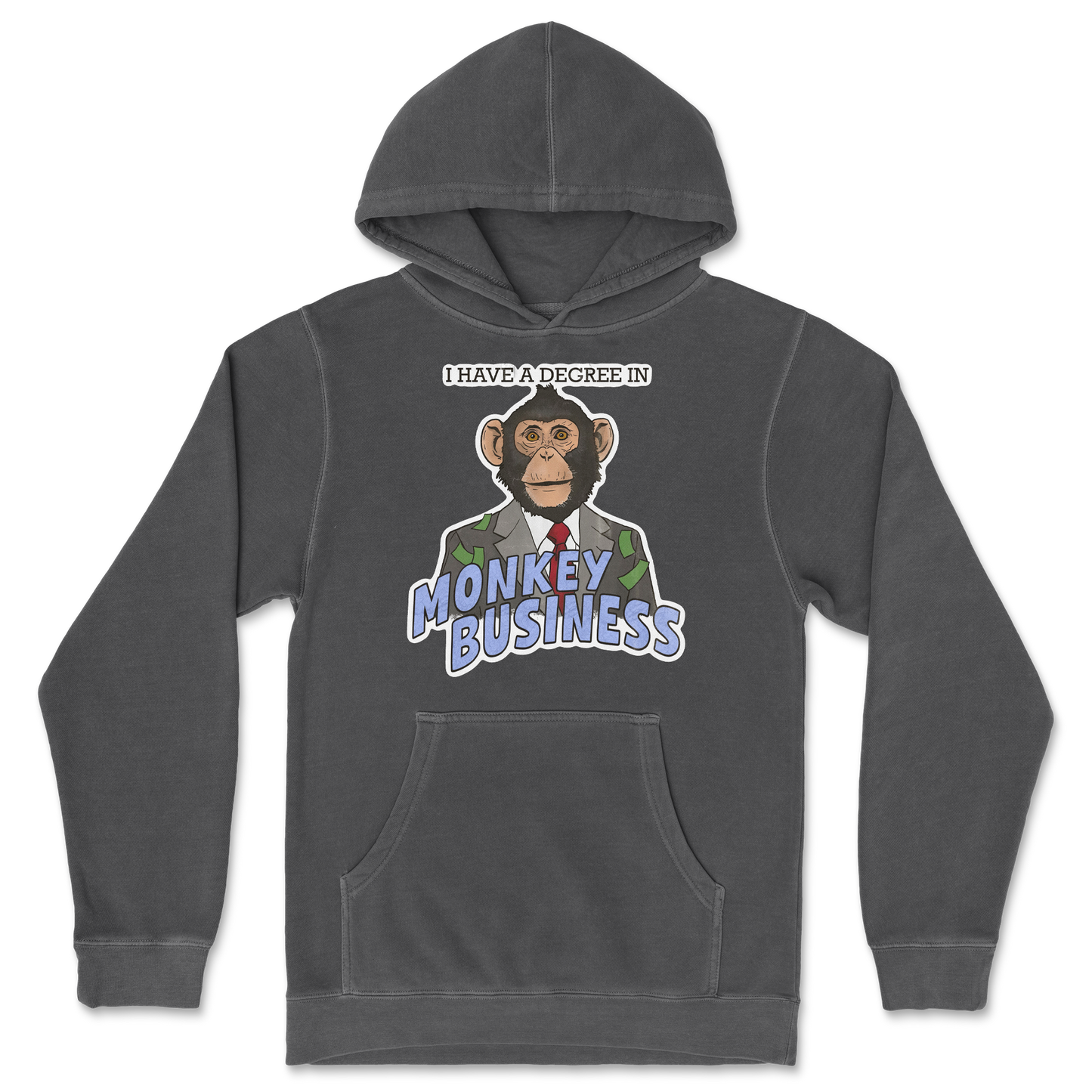 Independent Clothing Co. Hoodie Monkey Business in Black