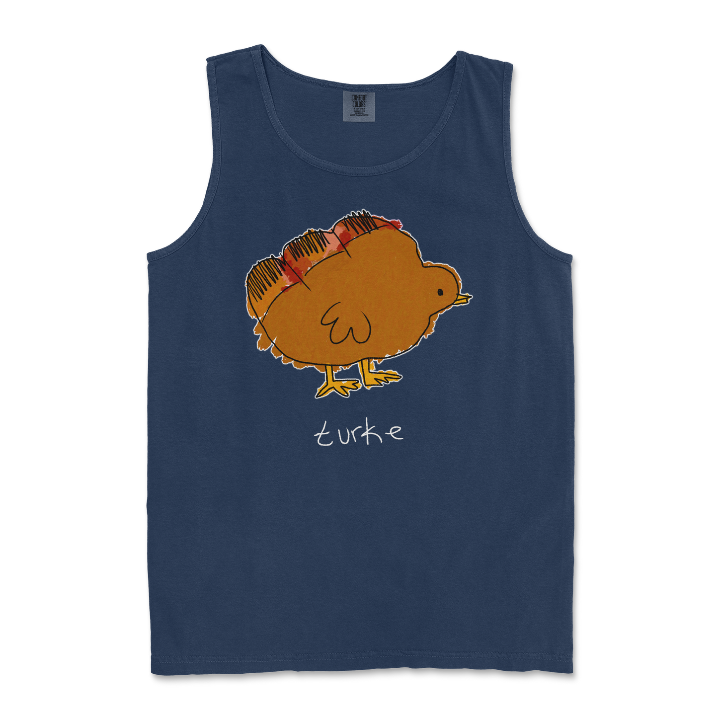 Comfort Colors Tank Top Turke in True-Navy