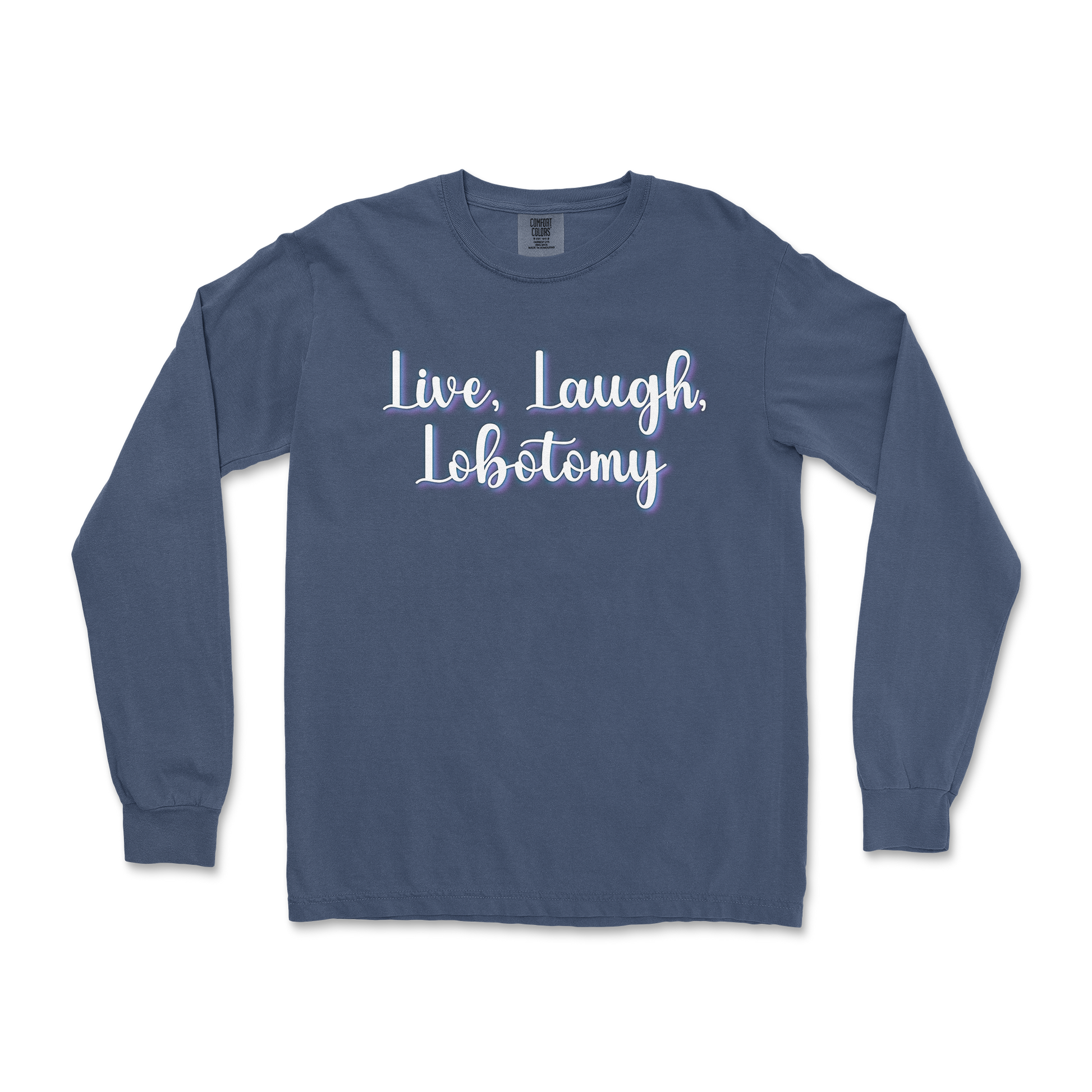 Comfort Colors Long Sleeve in Midnight