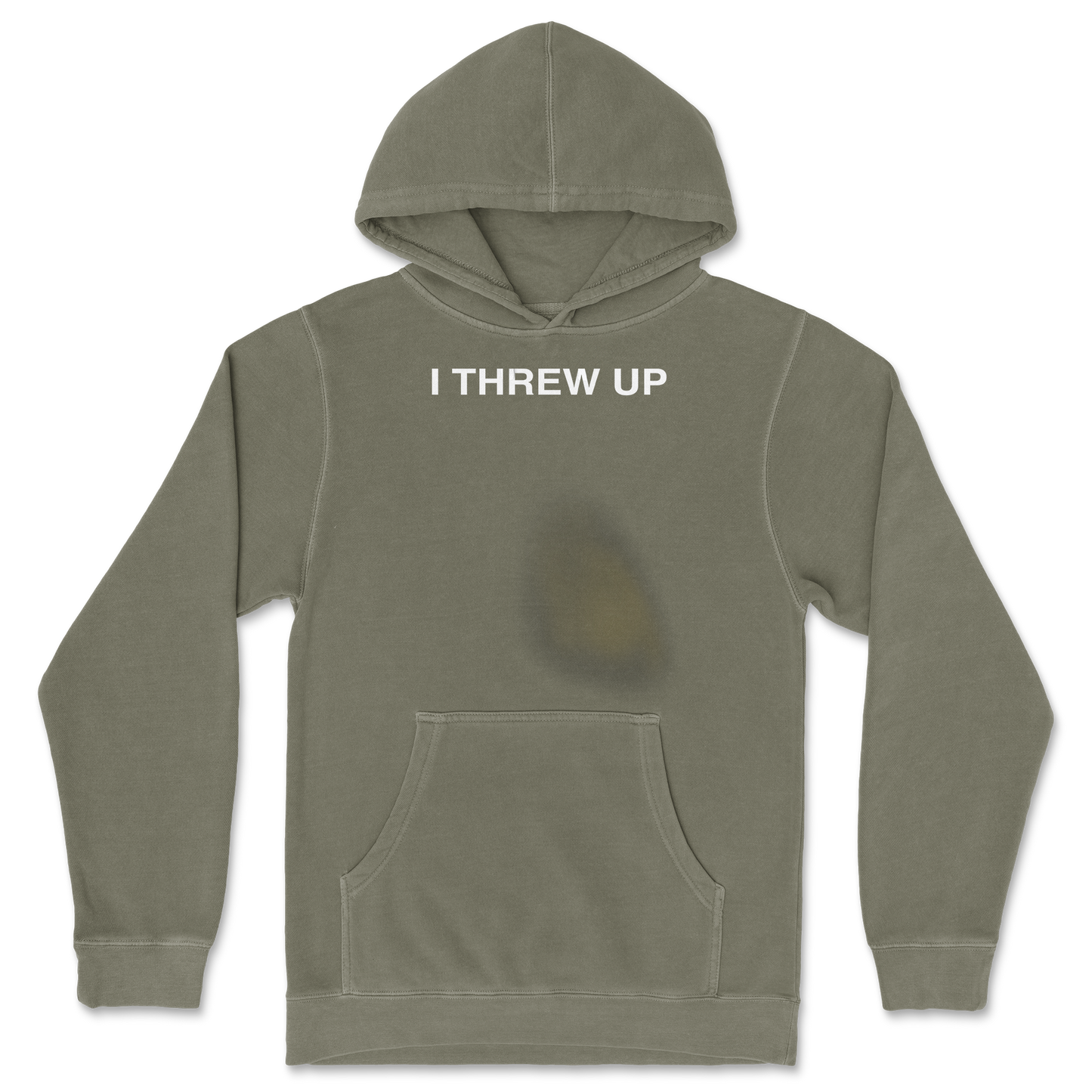 Independent Clothing Co. Hoodie Mom I Threw Up in Olive