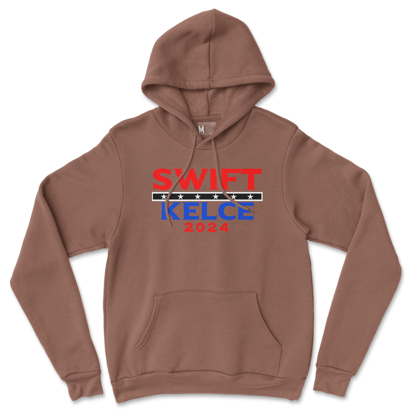 Gildan SoftStyle Hoodie Swift Kelce 2024 in Cocoa