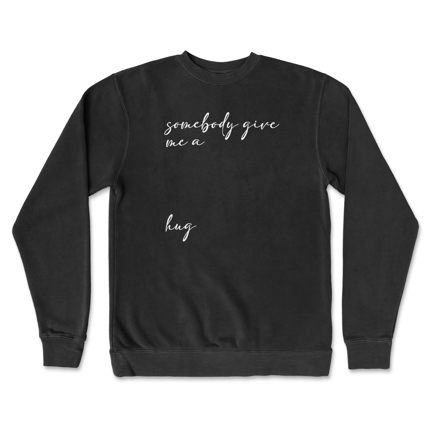 Independent Clothing Co. Crew Neck Hug Me in Black
