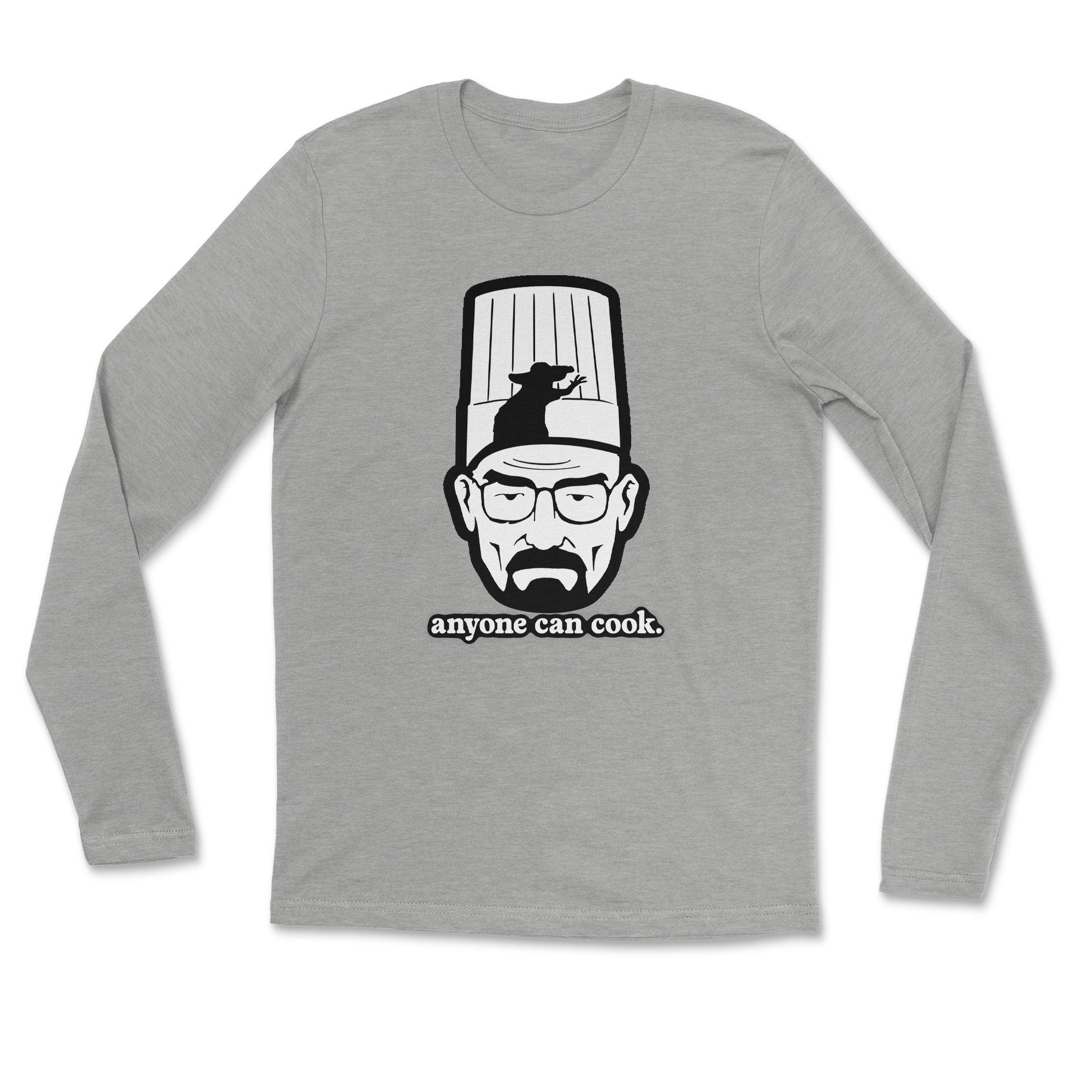 Heavy Blend Long Sleeve Everyone Can Cook in Grey Heather