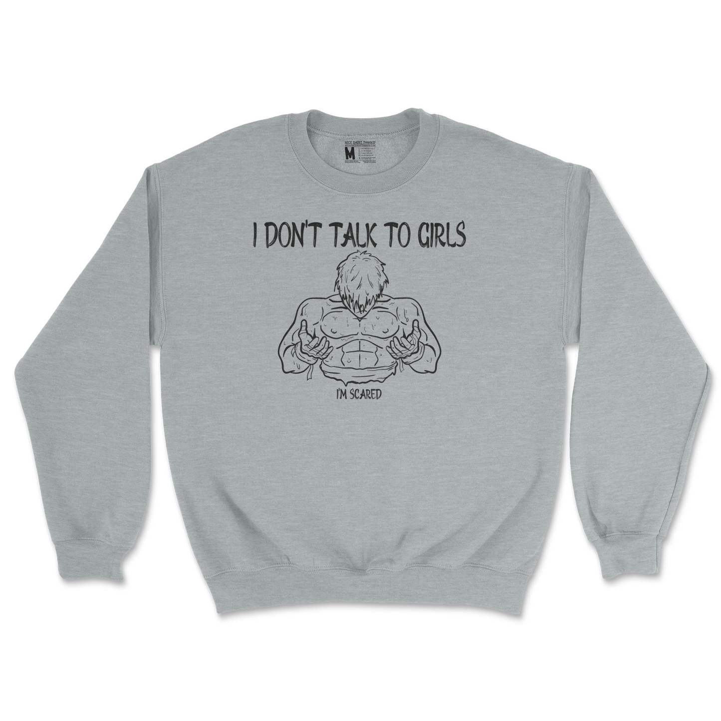 Gildan SoftStyle Crew Neck Gym Shirt in Sports Grey