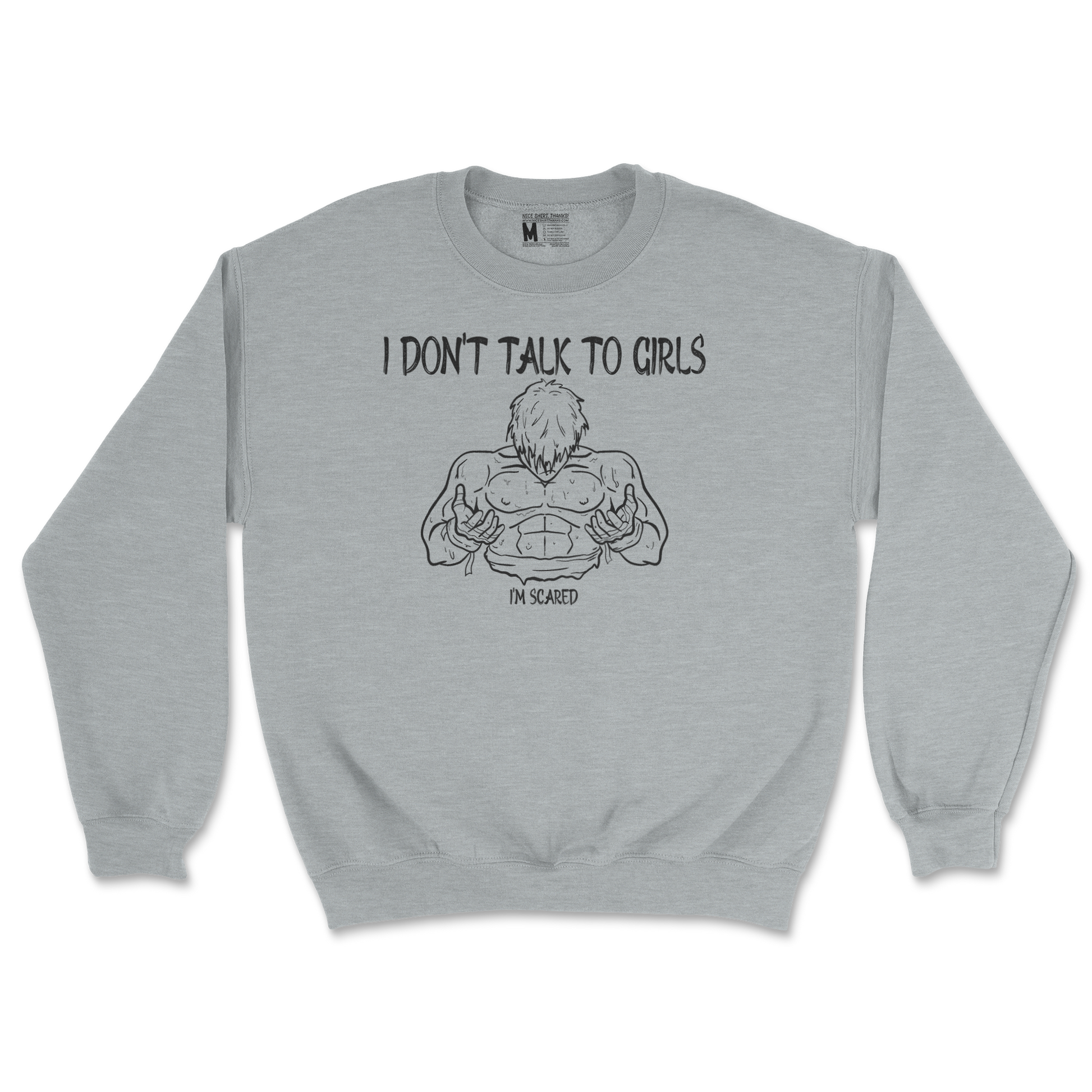 Gildan SoftStyle Crew Neck Gym Shirt in Sports Grey