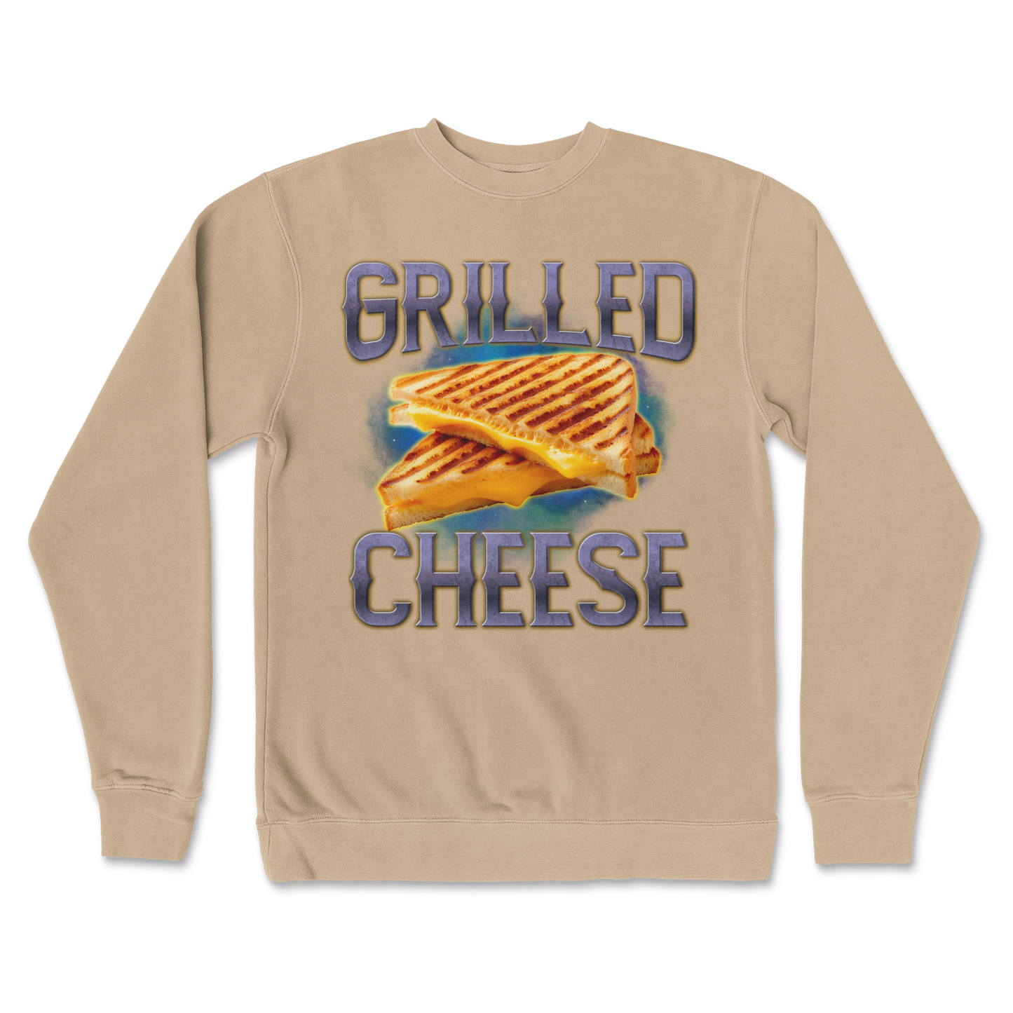 Independent Clothing Co. Crew Neck Grilled Cheese  in Sandstone