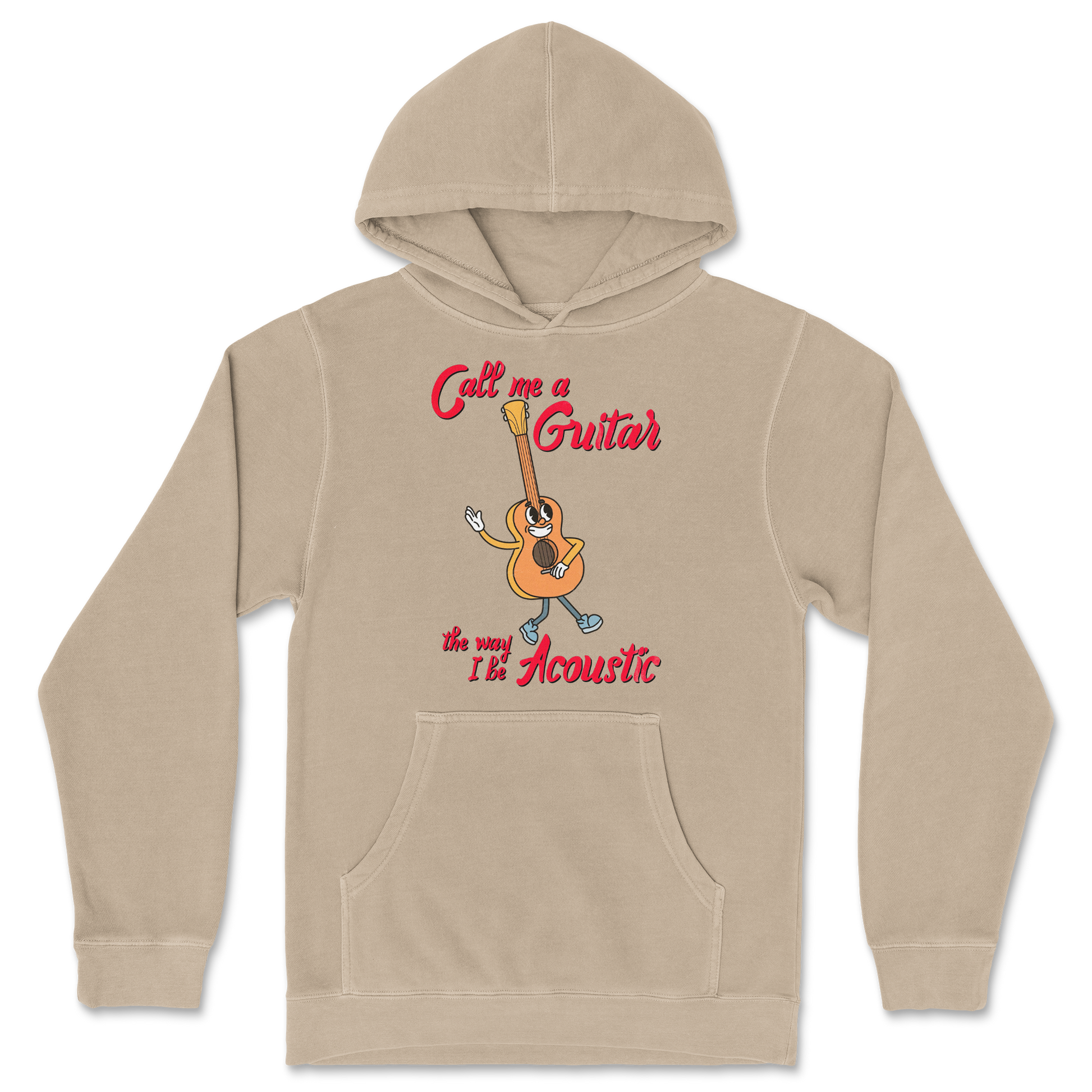 Independent Clothing Co. Hoodie I Do Be Acoustic  in Sandstone