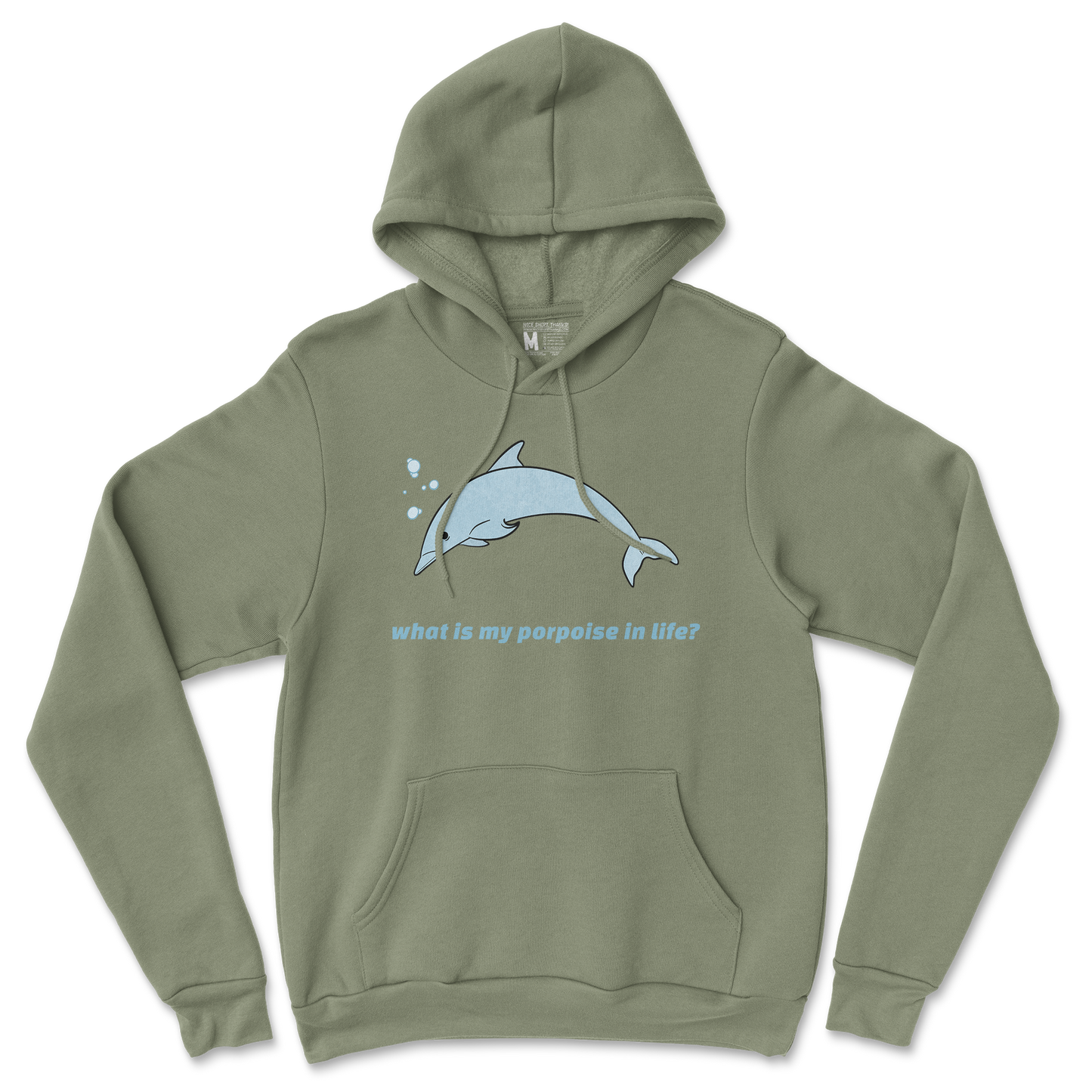 Gildan SoftStyle Hoodie Porpoise in Military Green