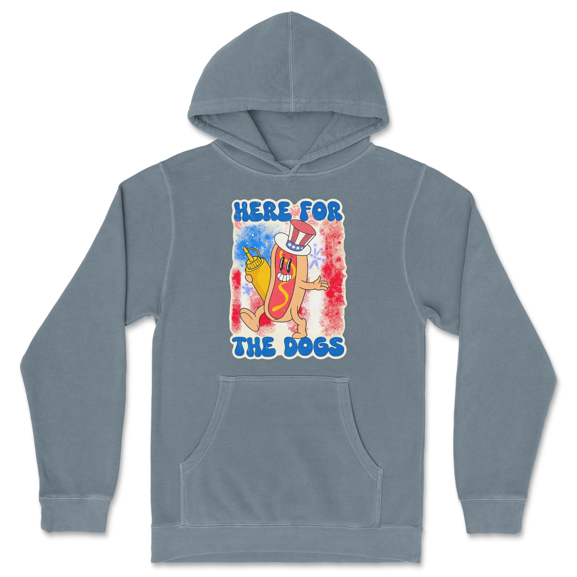 Independent Clothing Co. Hoodie Hot Dog in Blue Magic