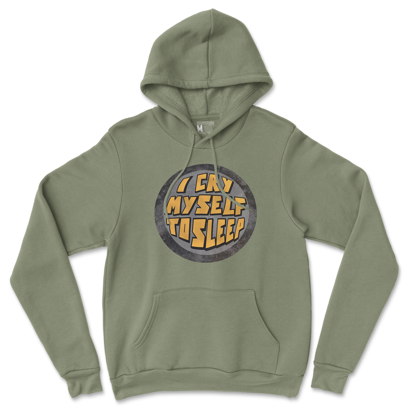 Gildan SoftStyle Hoodie Im Ok in Military Green