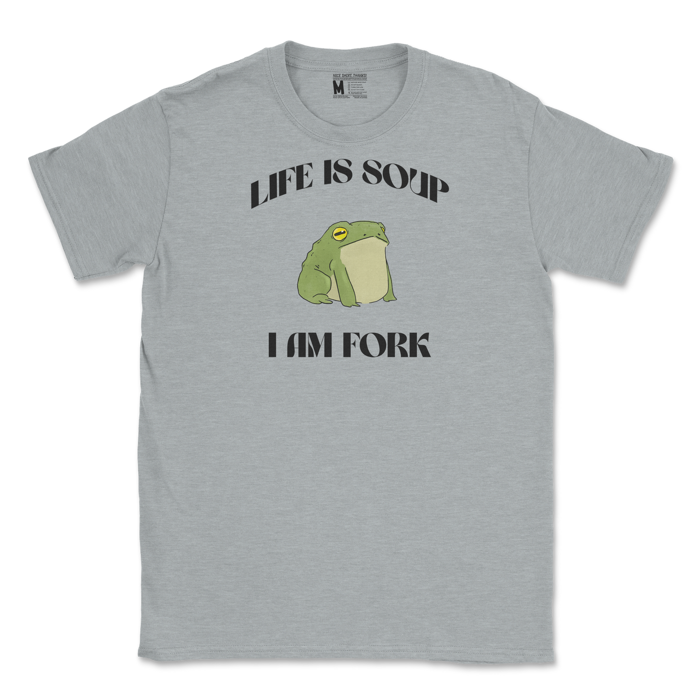 Gildan SoftStyle T-Shirt I Am Fork  in Sport-Grey