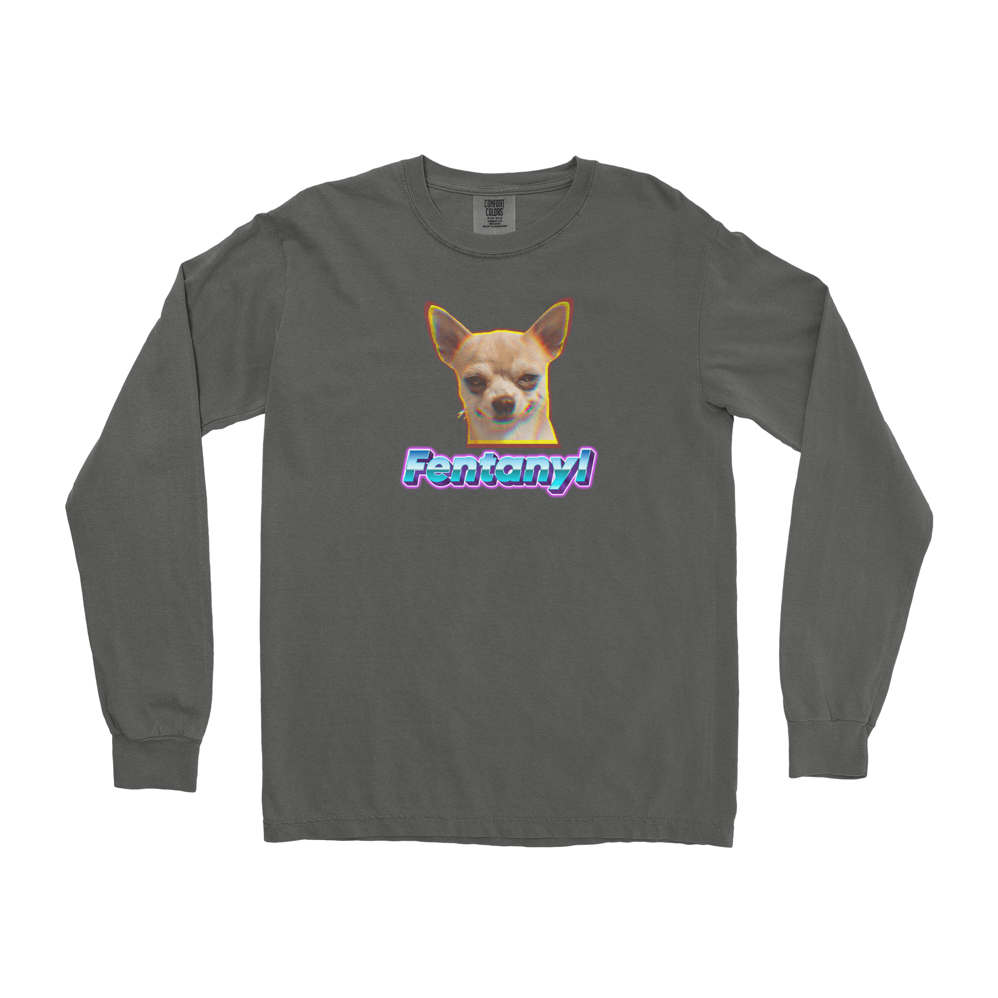 Comfort Colors Long Sleeve Fent in Pepper