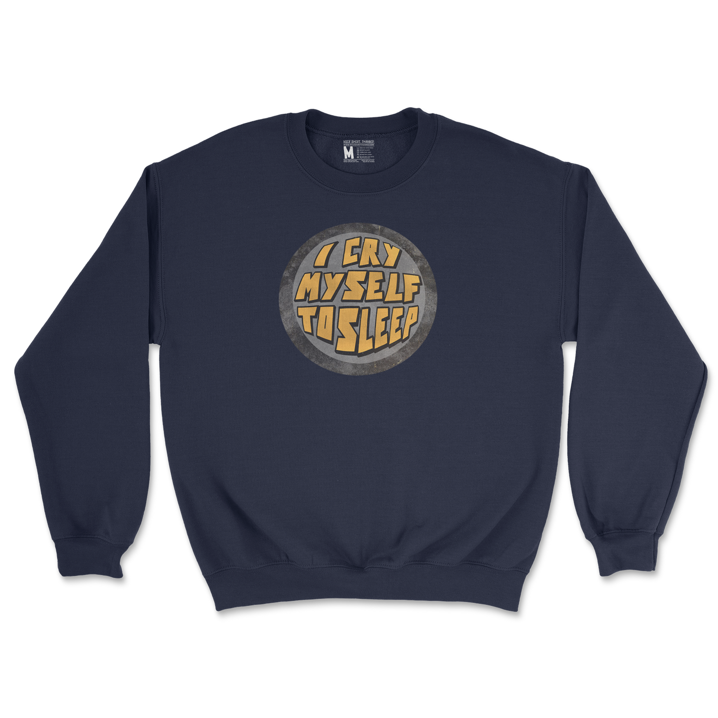 Gildan SoftStyle Crew Neck Im Ok in Navy