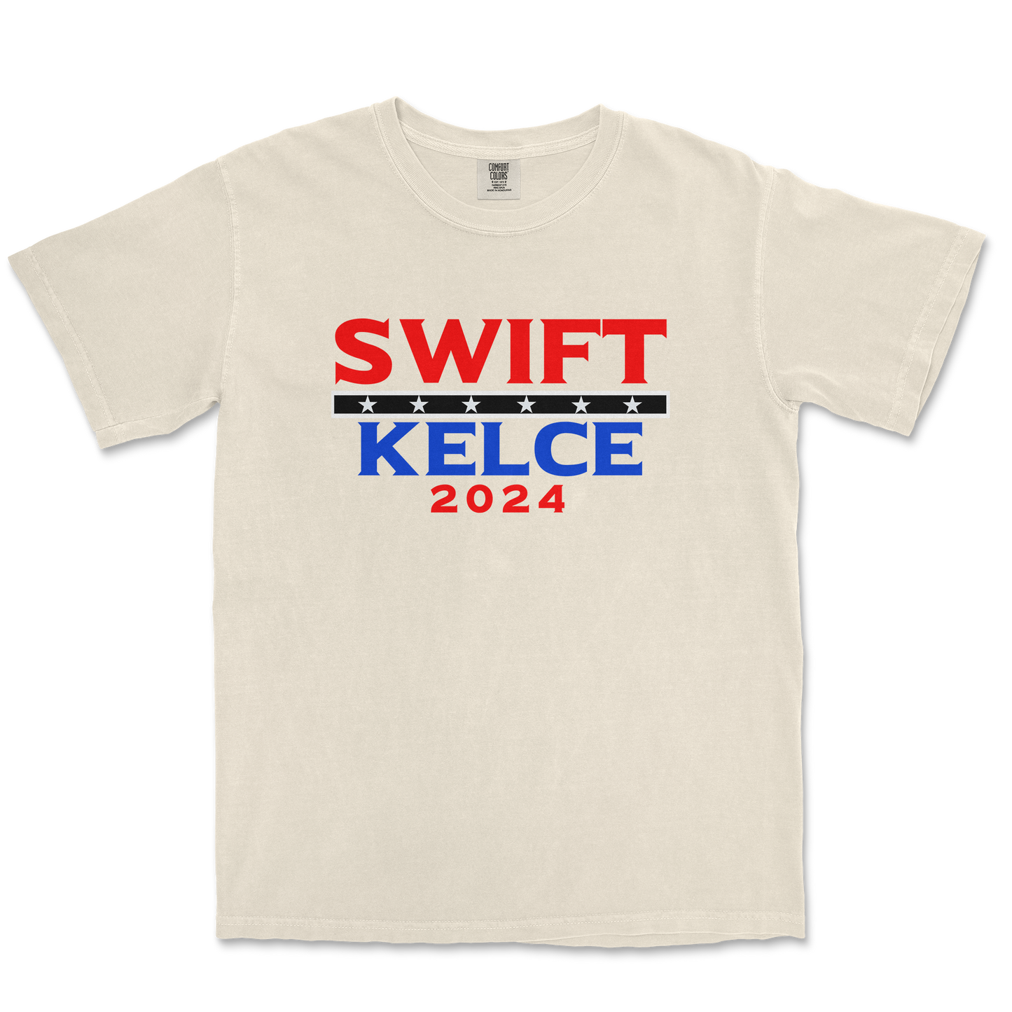 Comfort Colors T-Shirt Swift Kelce 2024 in Ivory