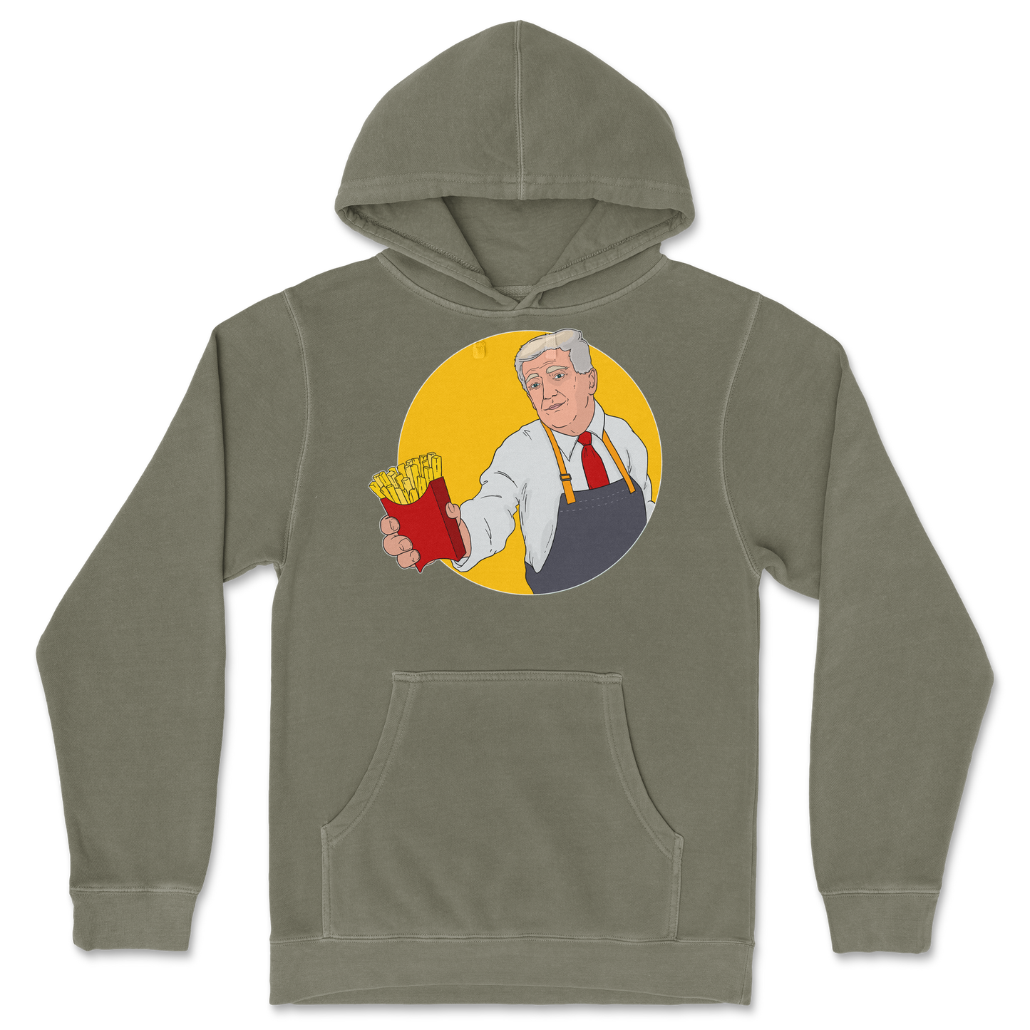 Independent Clothing Co. Hoodie McTrump in Olive
