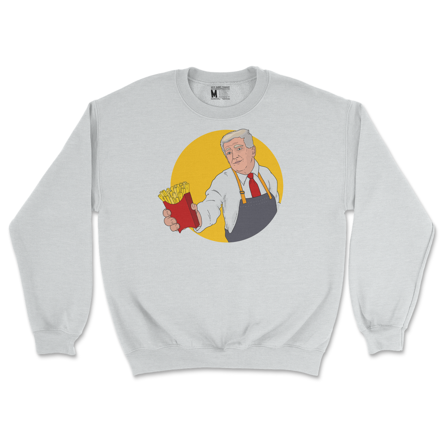 Gildan SoftStyle Crew Neck McTrump in Sports-Grey