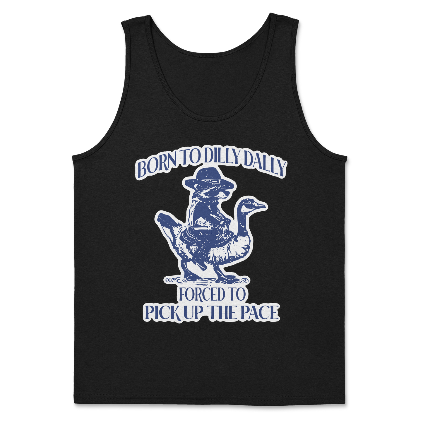 Heavy Blend Tank Top Dilly Dally in Black