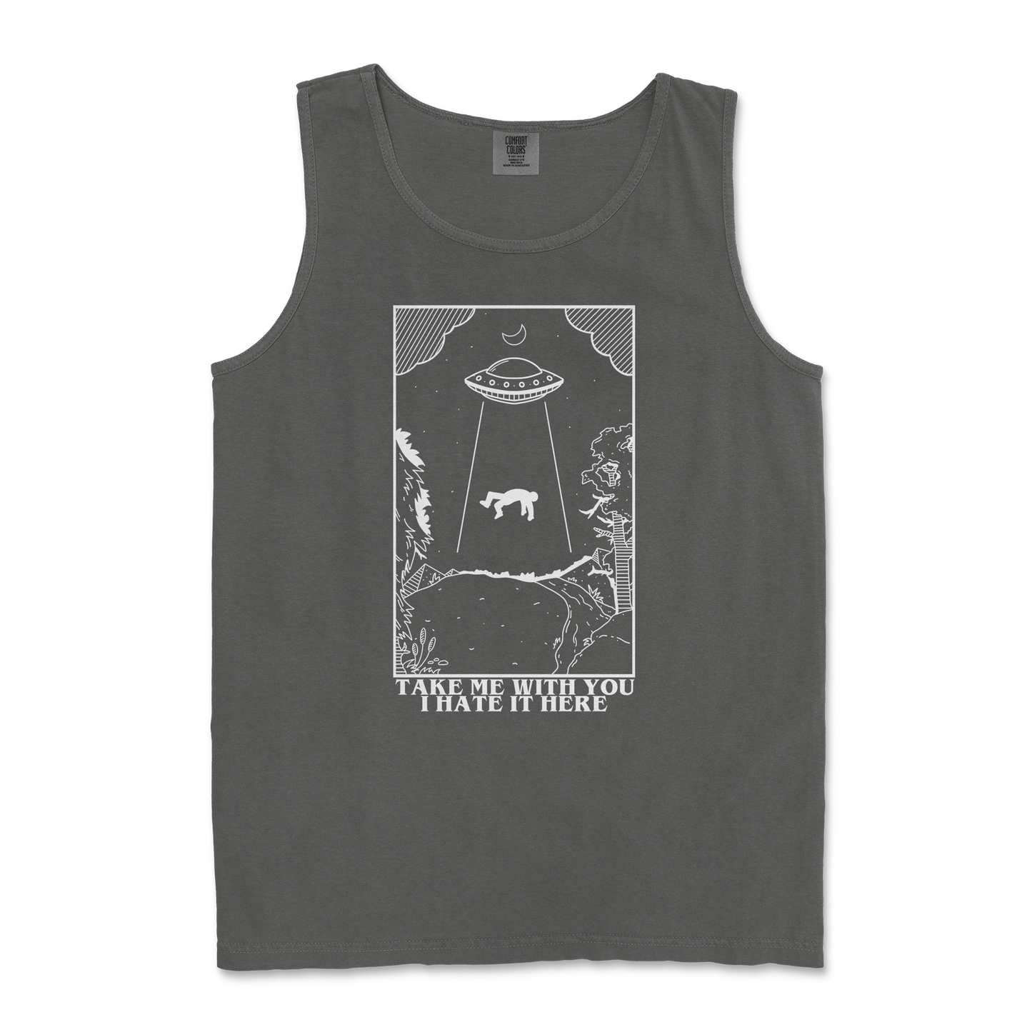 Comfort Colors Tank Top in Pepper