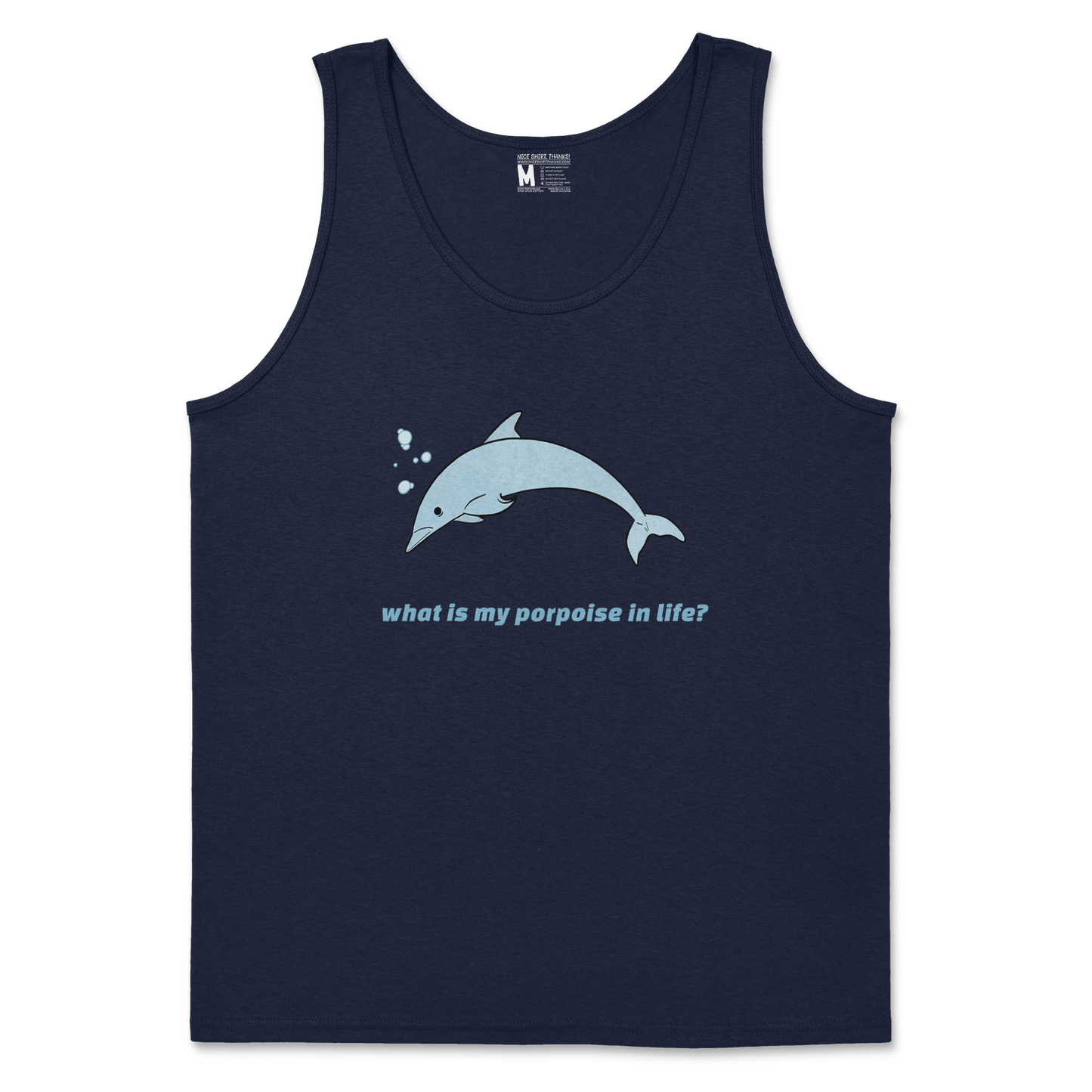 Gildan SoftStyle Tank Top Porpoise in Navy