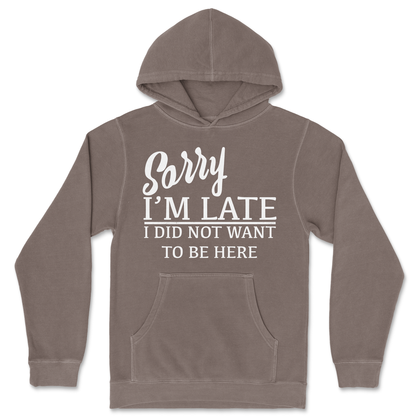 Independent Clothing Co. Hoodie Late in Clay