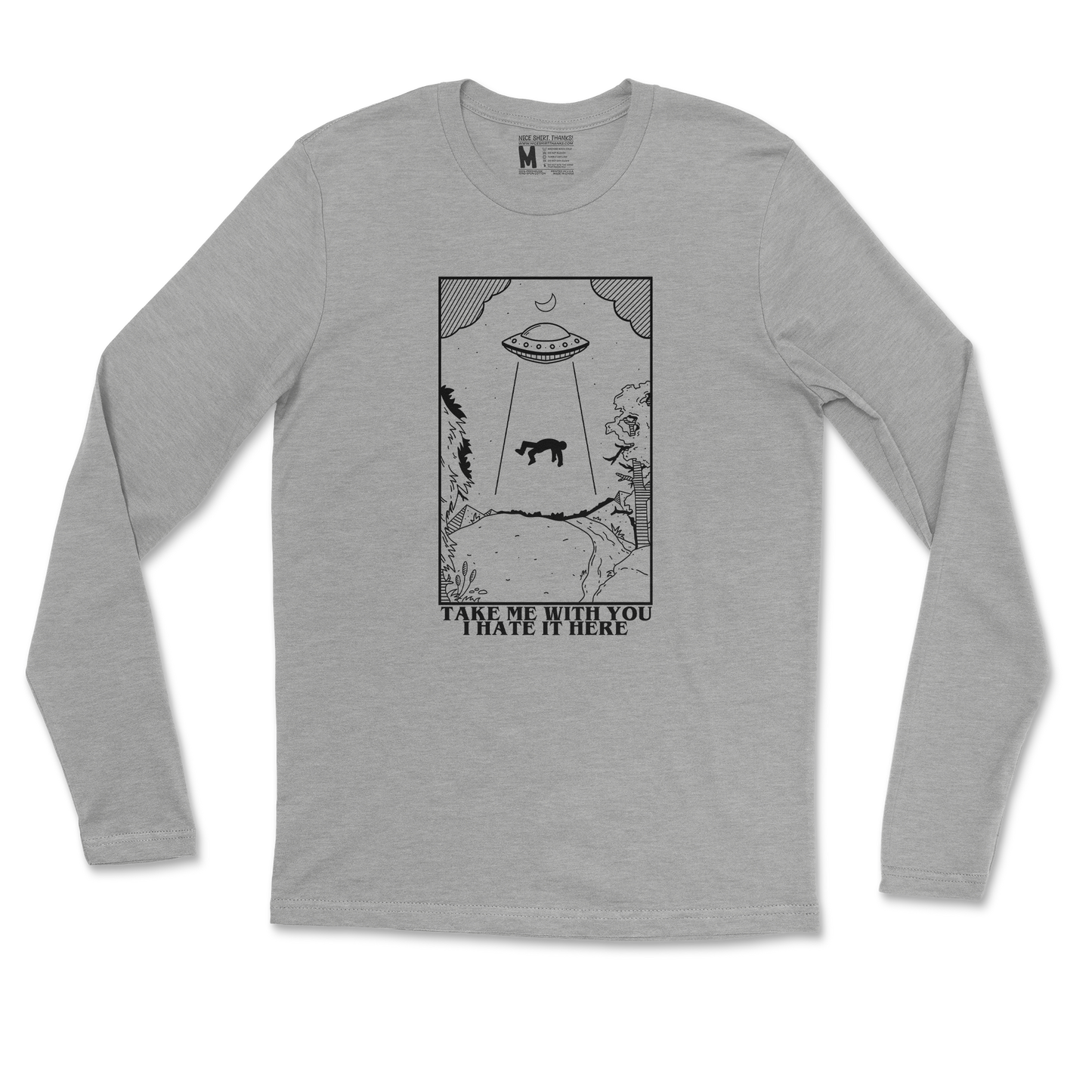 Gildan SoftStyle Long Sleeve in Sports Grey