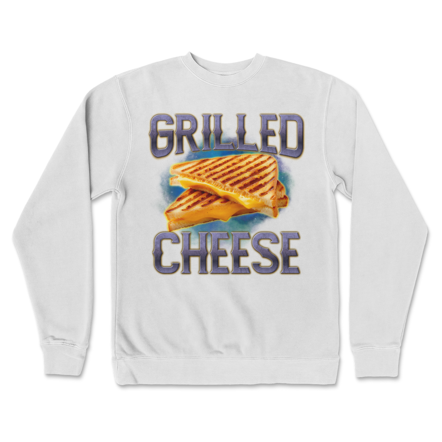 Independent Clothing Co. Crew Neck Grilled Cheese  in White