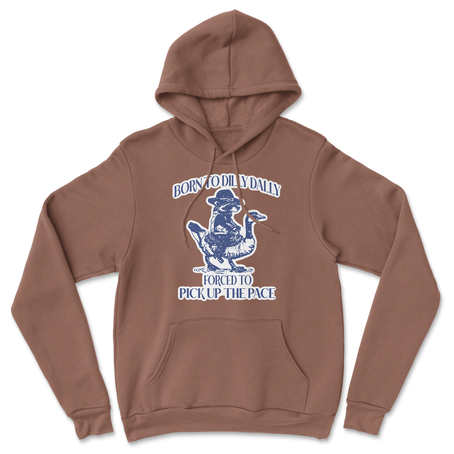 Heavy Blend Hoodie Dilly Dally in Cocoa