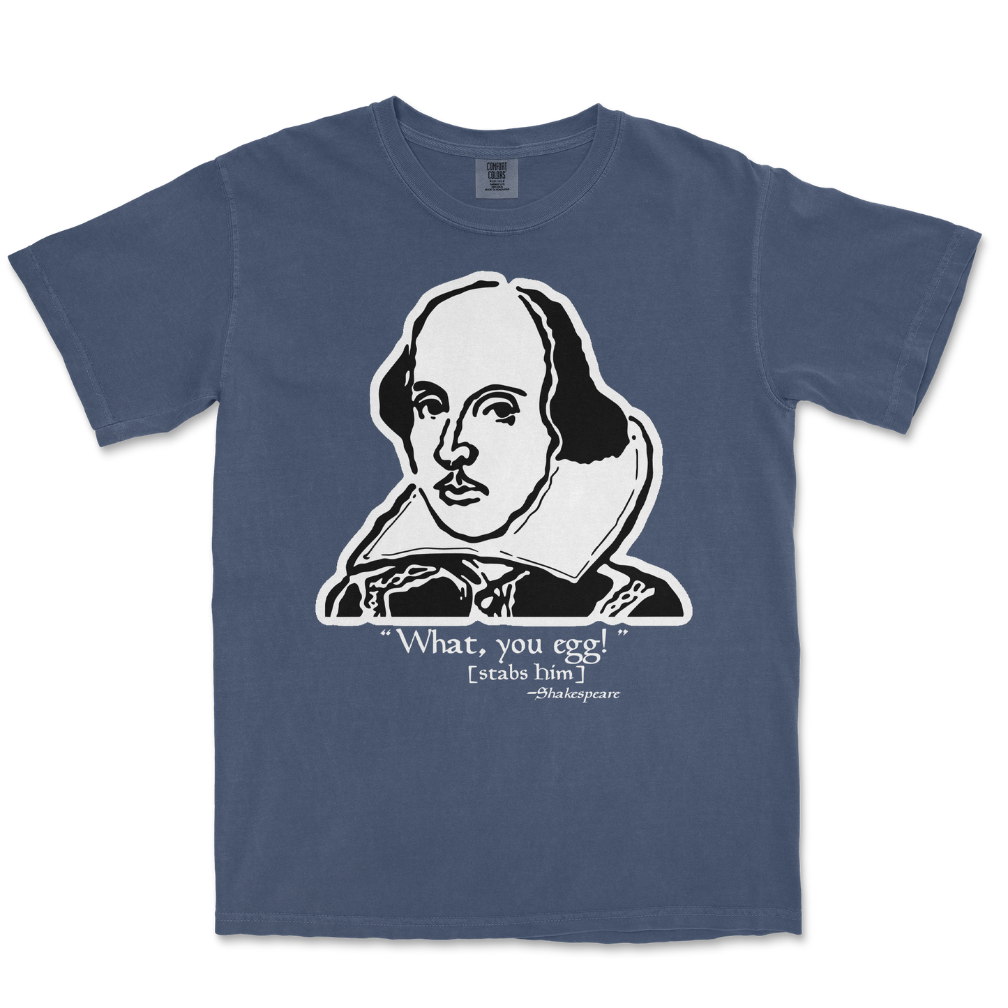 Comfort Colors T-Shirt Shakespeare Quote in Midnight