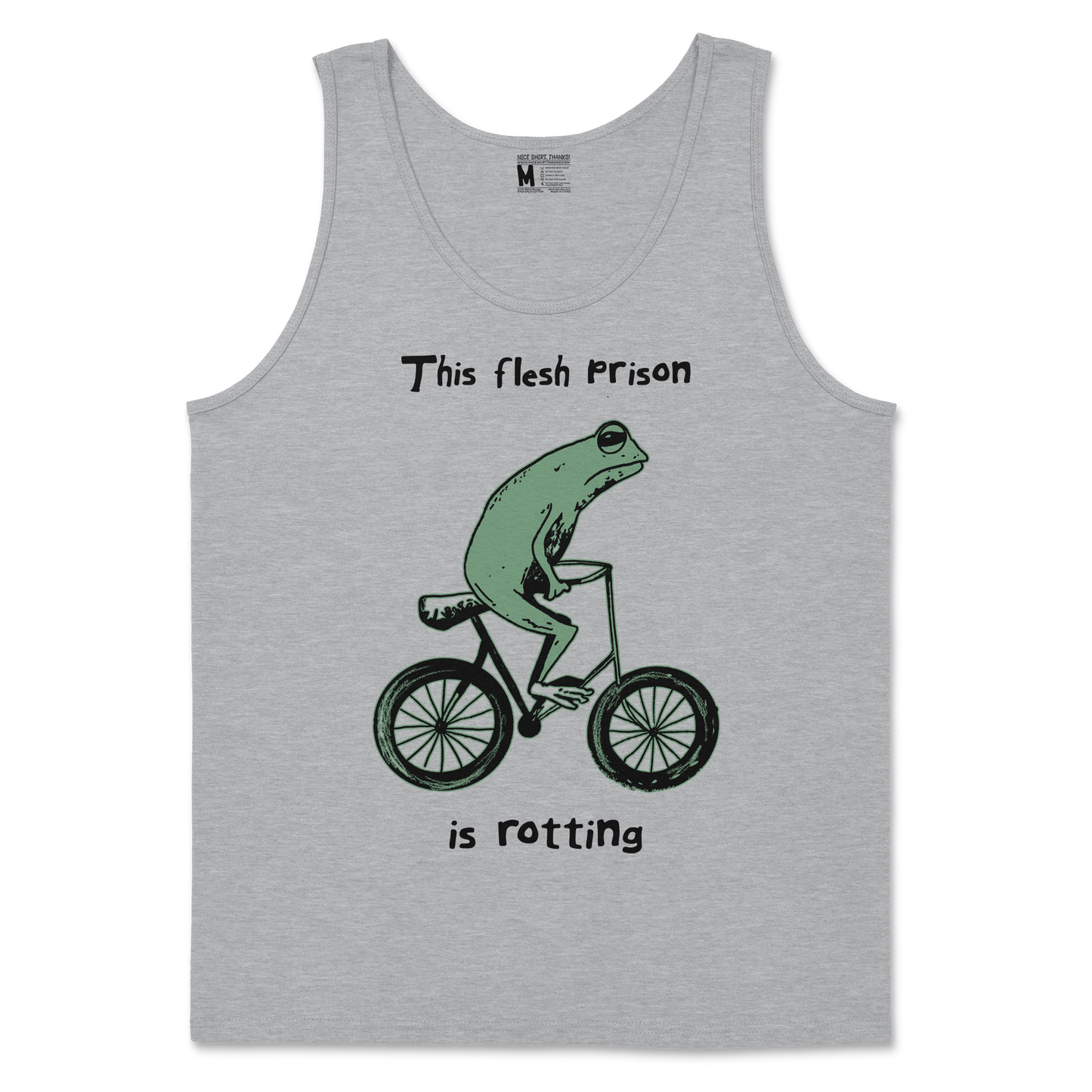 Gildan SoftStyle Tank Top Flesh Prison  in Sport-Grey