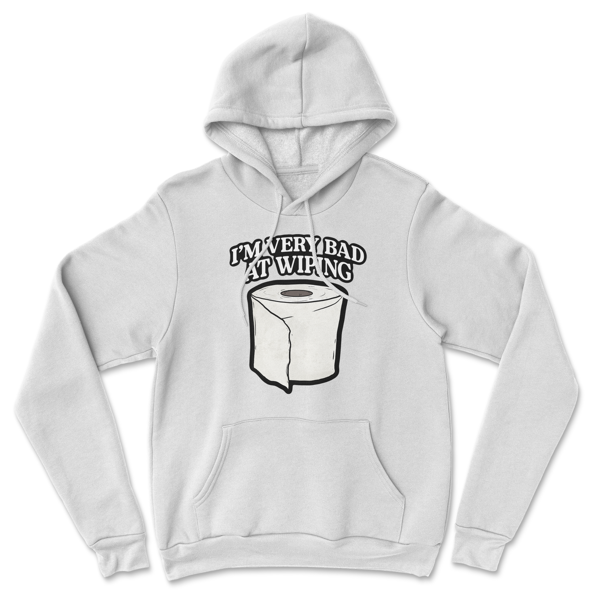 Heavy Blend Hoodie Bad Wiper in White