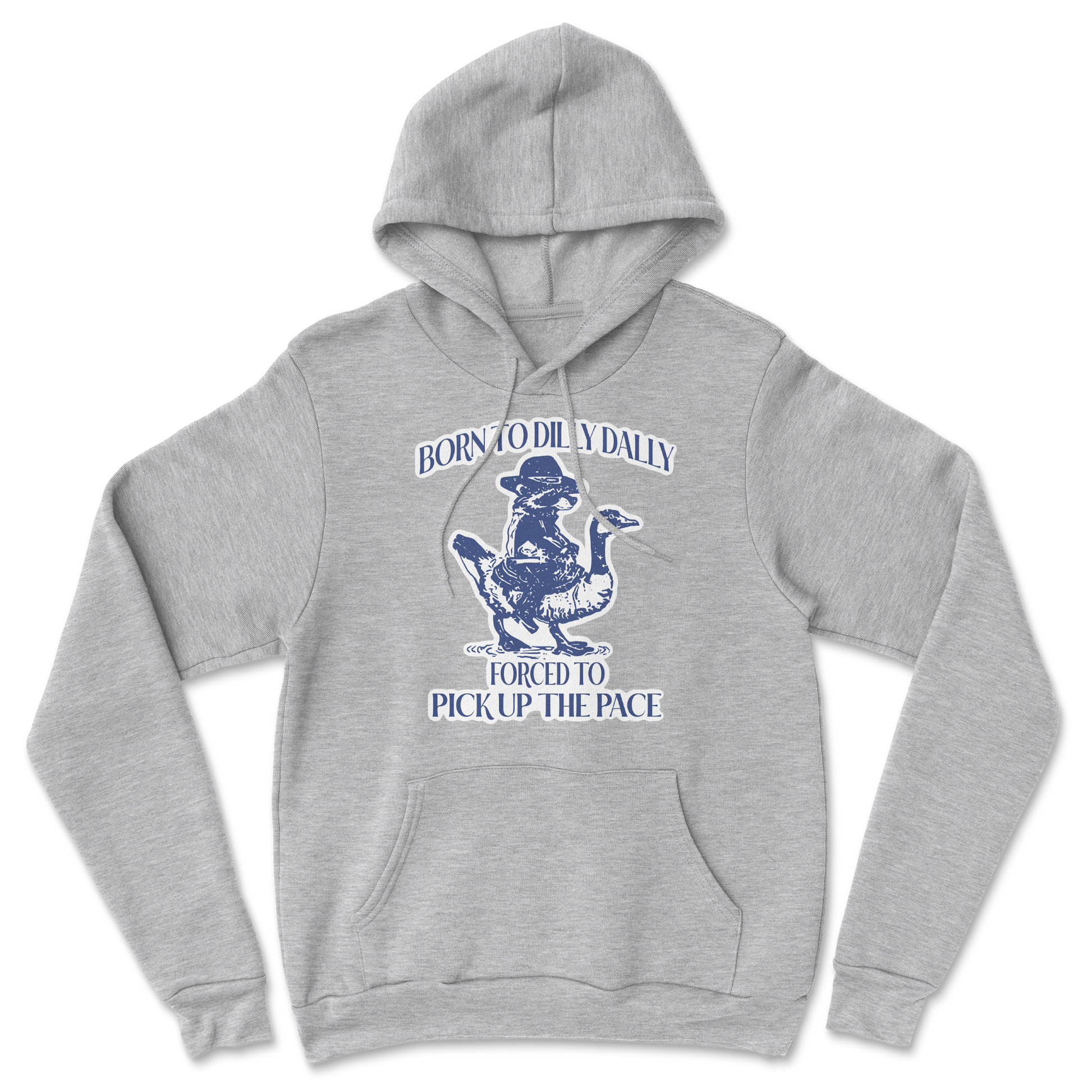 Heavy Blend Hoodie Dilly Dally  in Grey-Heather