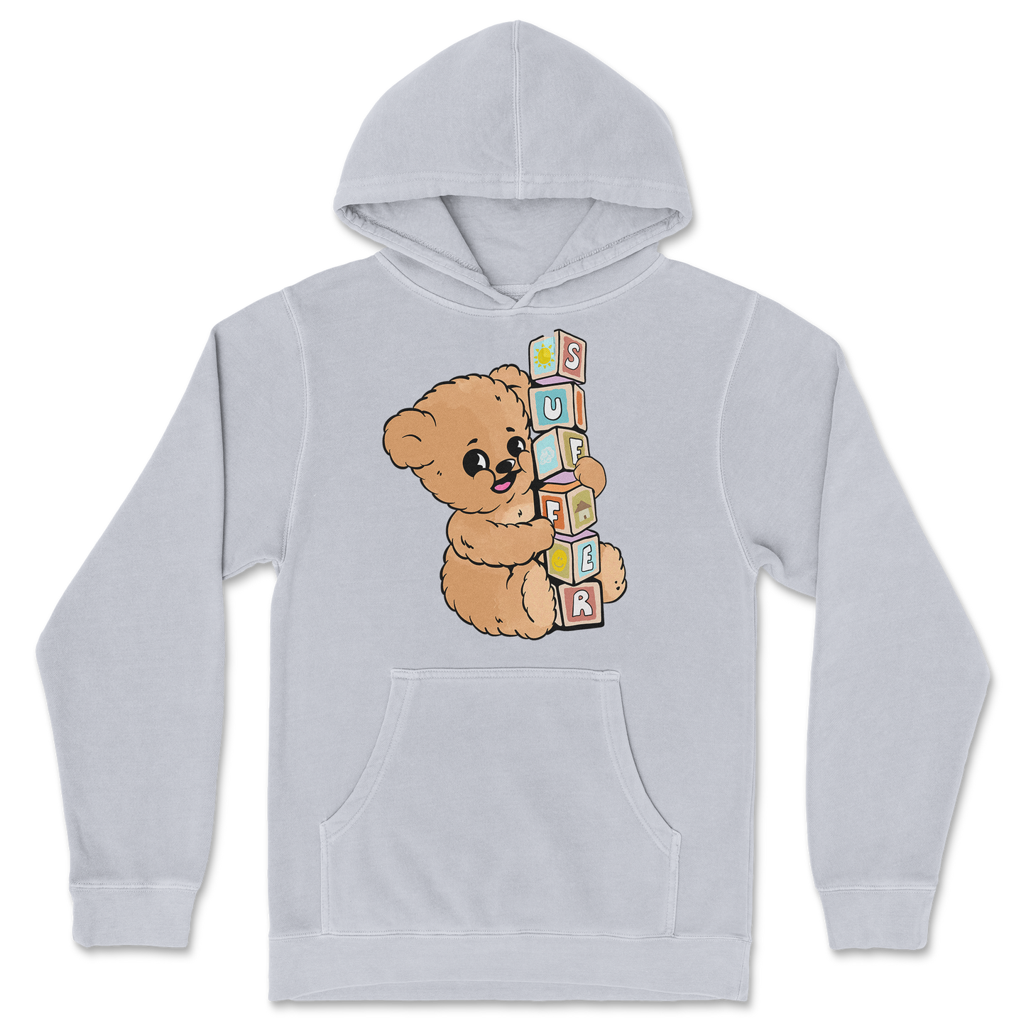 Independent Clothing Co. Hoodie Suffer in GreyHeather