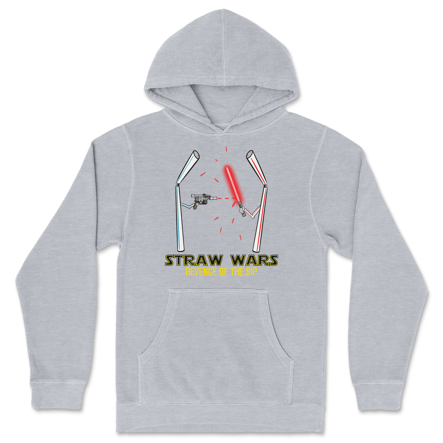 Independent Clothing Co. Hoodie Straw Wars in GreyHeather