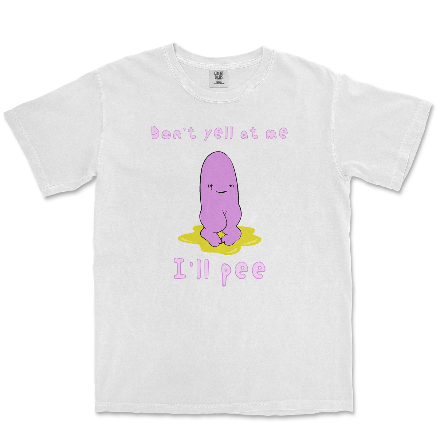 Comfort Colors T-Shirt Dont Yell 2 in White