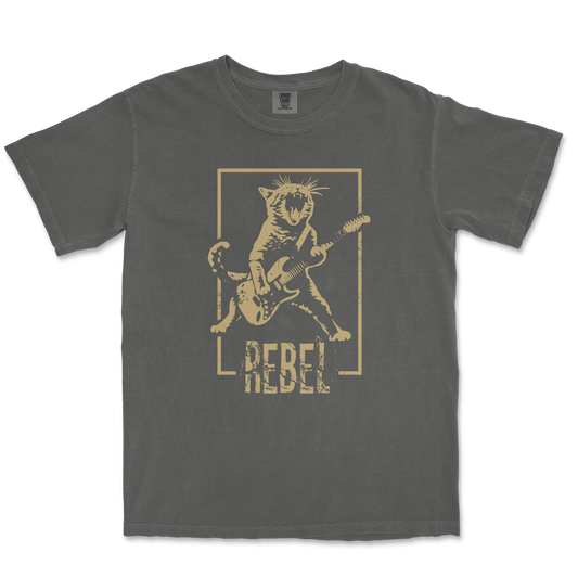 Comfort Colors T-Shirt Rebel Kitty in Pepper