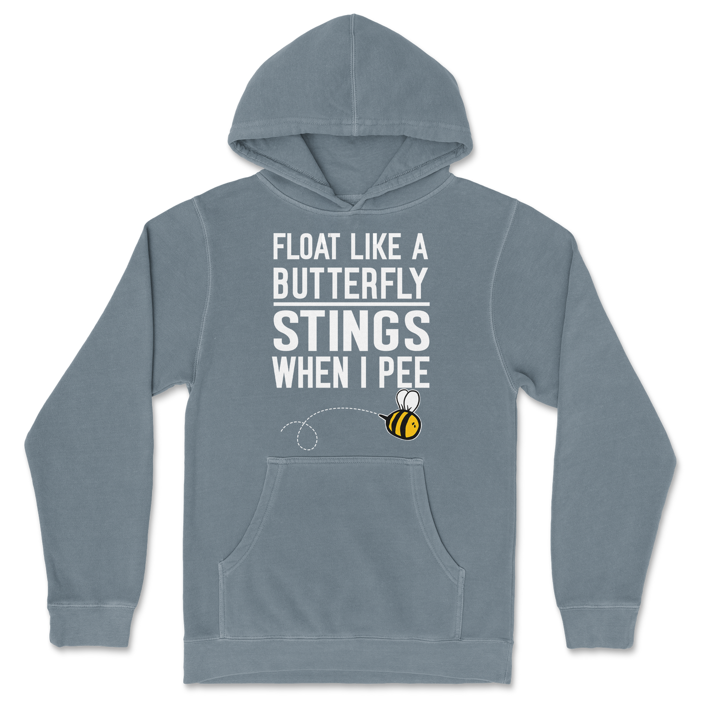 Independent Clothing Co. Hoodie Stings When I Pee in BlueMagic