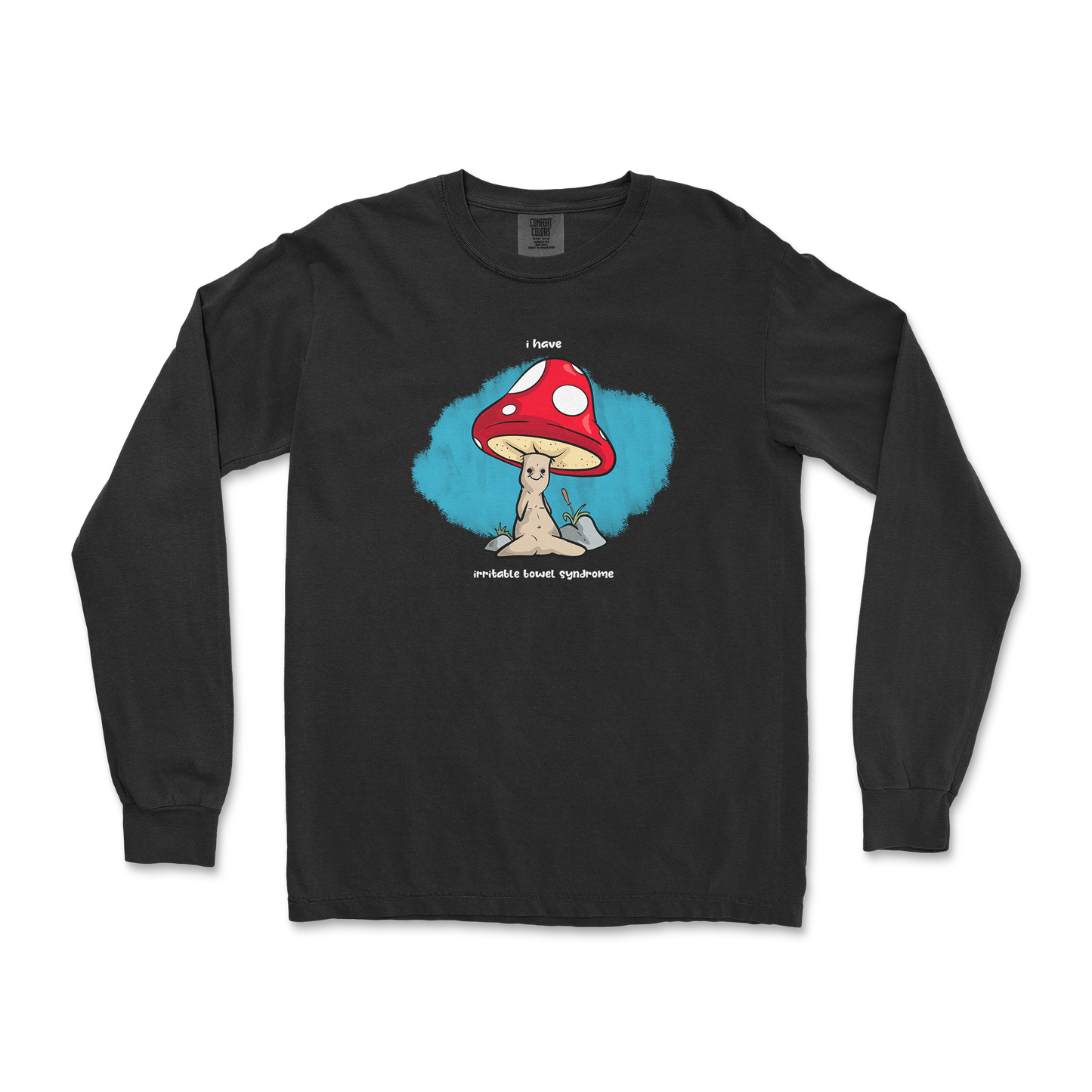 Comfort Colors Long Sleeve IBS in Black