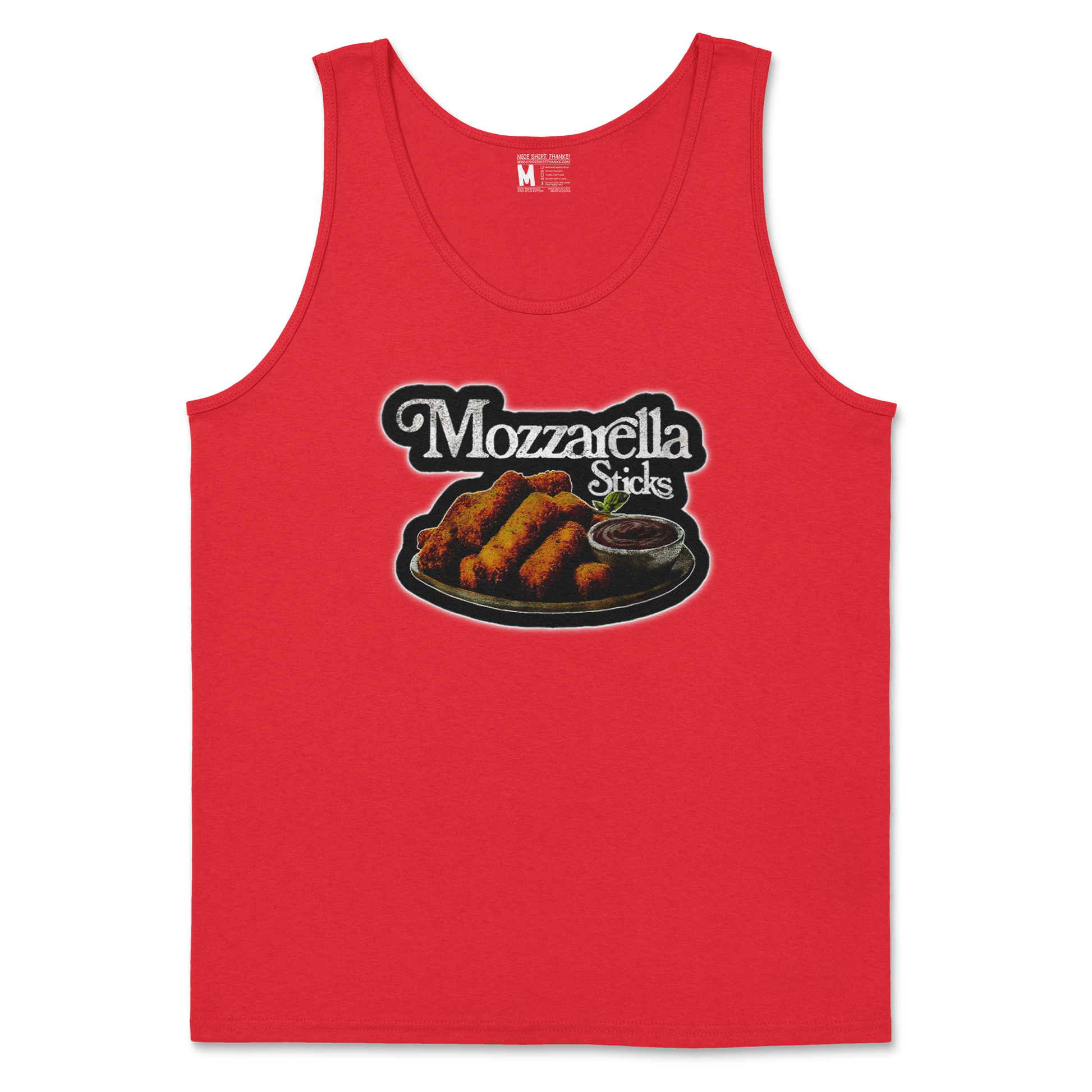 Gildan SoftStyle Tank Top in Red