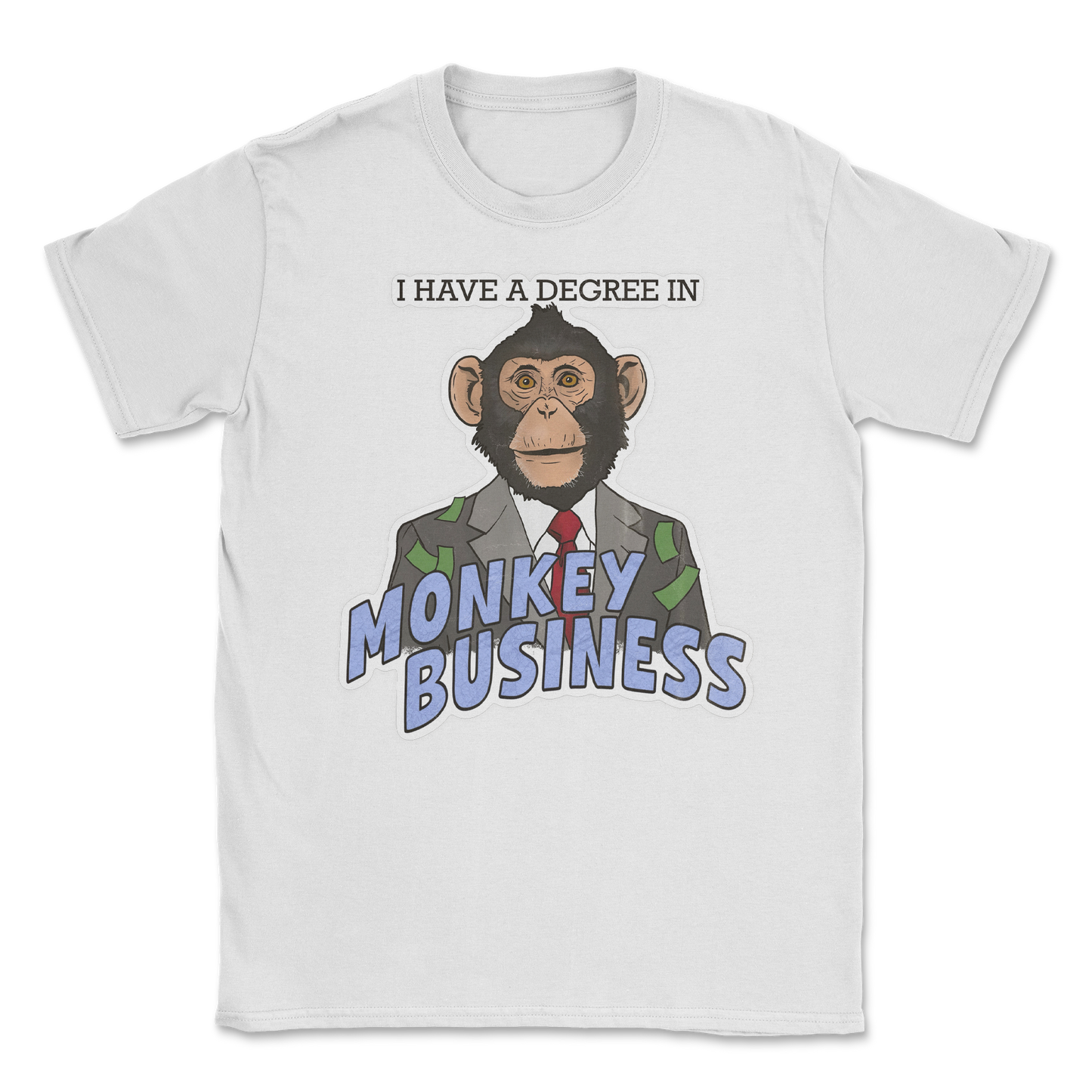 Heavy Blend T-Shirt Monkey Business in White