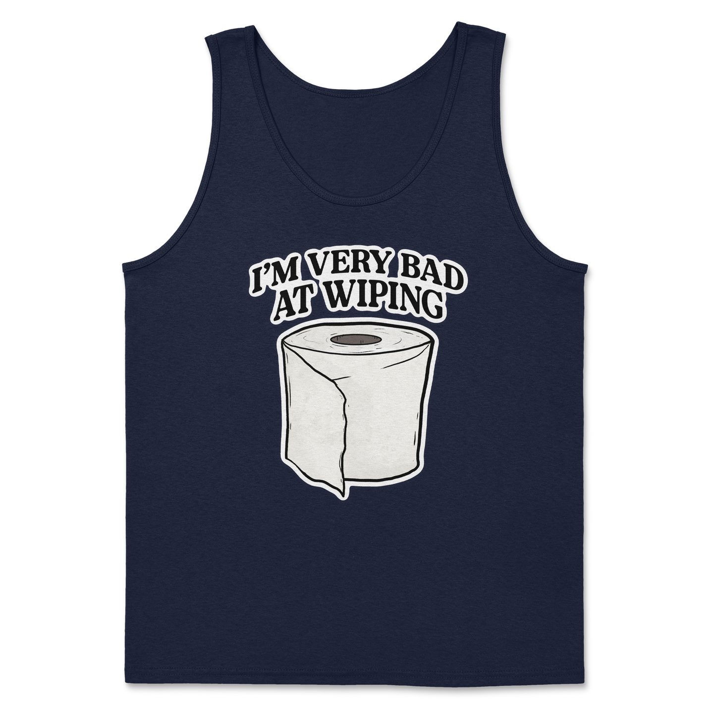 Heavy Blend Tank Top Bad Wiper in Navy
