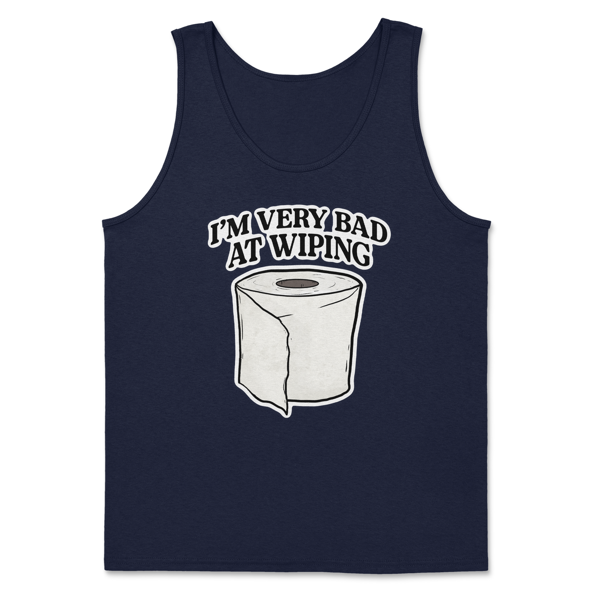 Heavy Blend Tank Top Bad Wiper in Navy