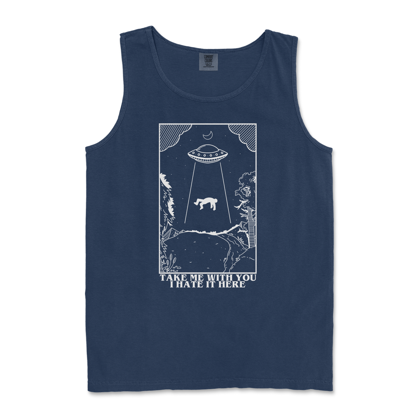 Comfort Colors Tank Top in TrueNavy