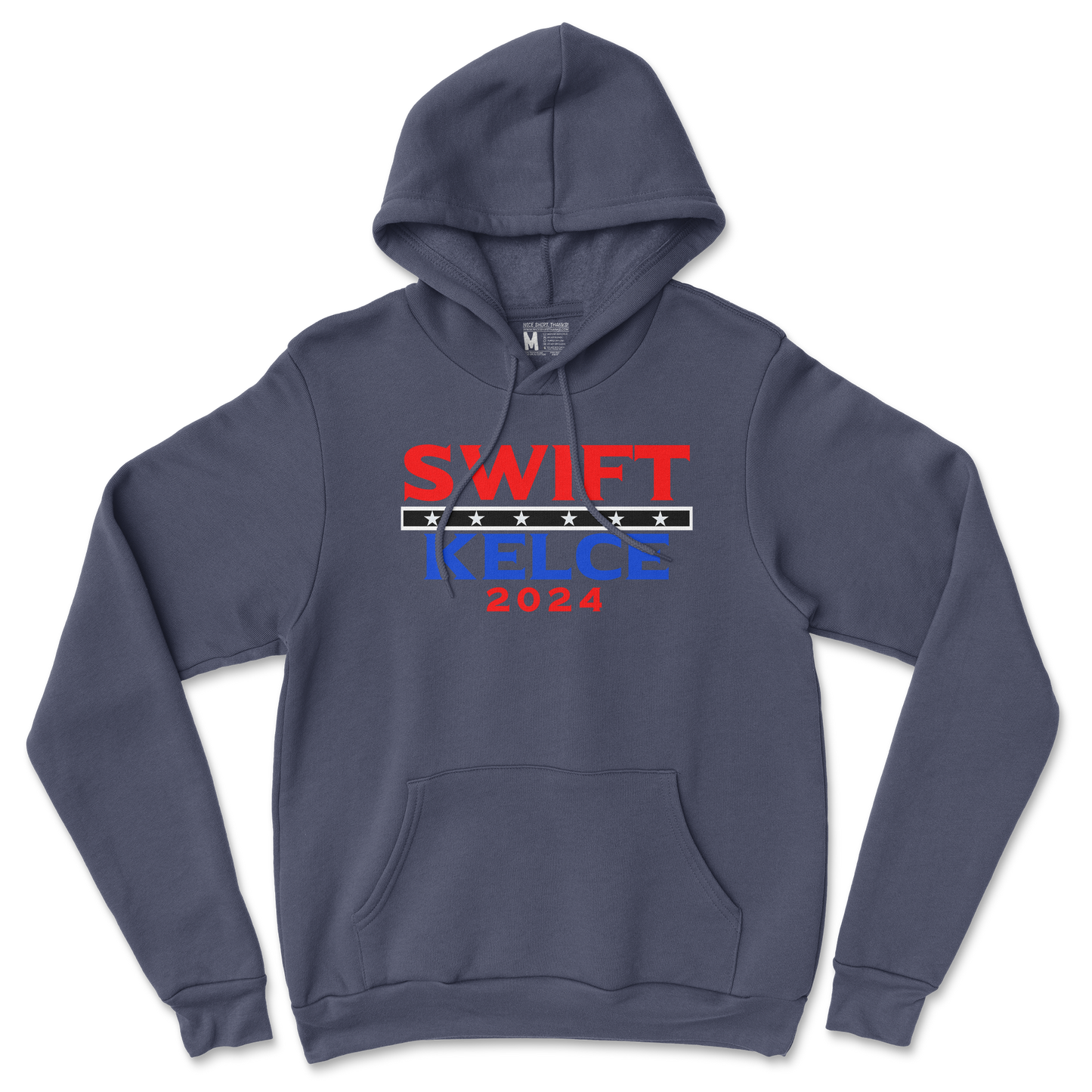 Gildan SoftStyle Hoodie Swift Kelce 2024 in Navy