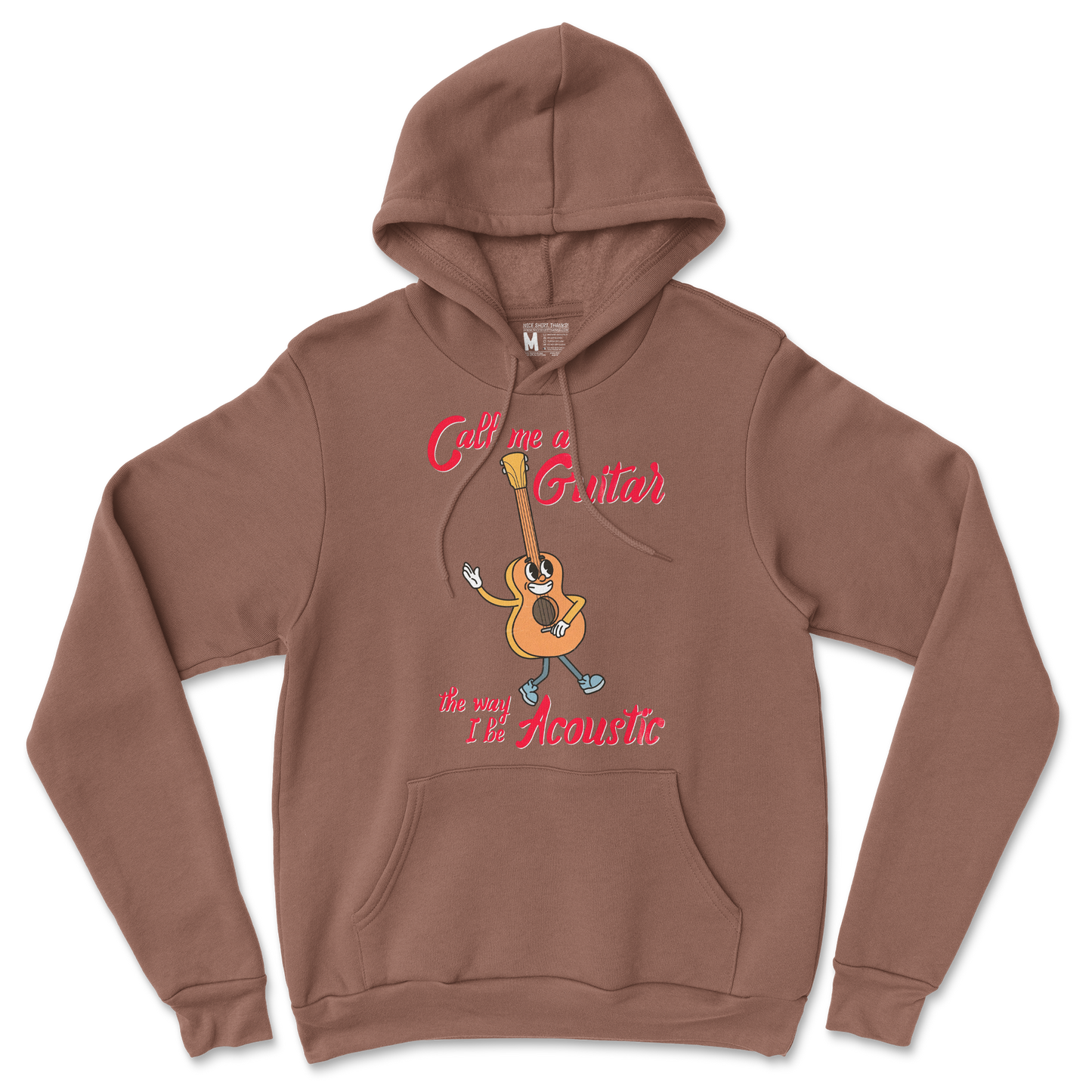 Gildan SoftStyle Hoodie I Do Be Acoustic in Cocoa